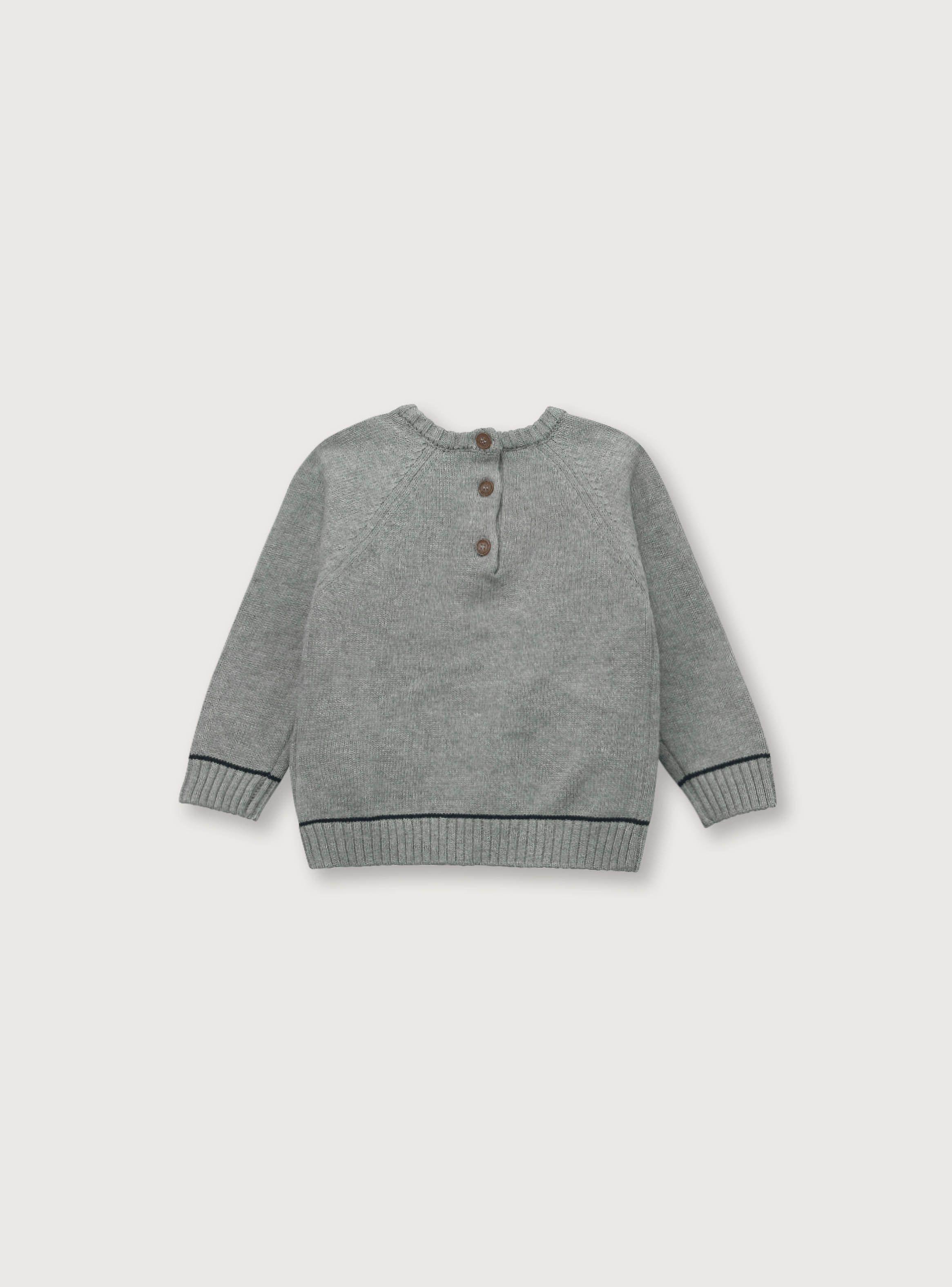 Sweater Niño Gris Degradado (6M A 4A) Opaline-1