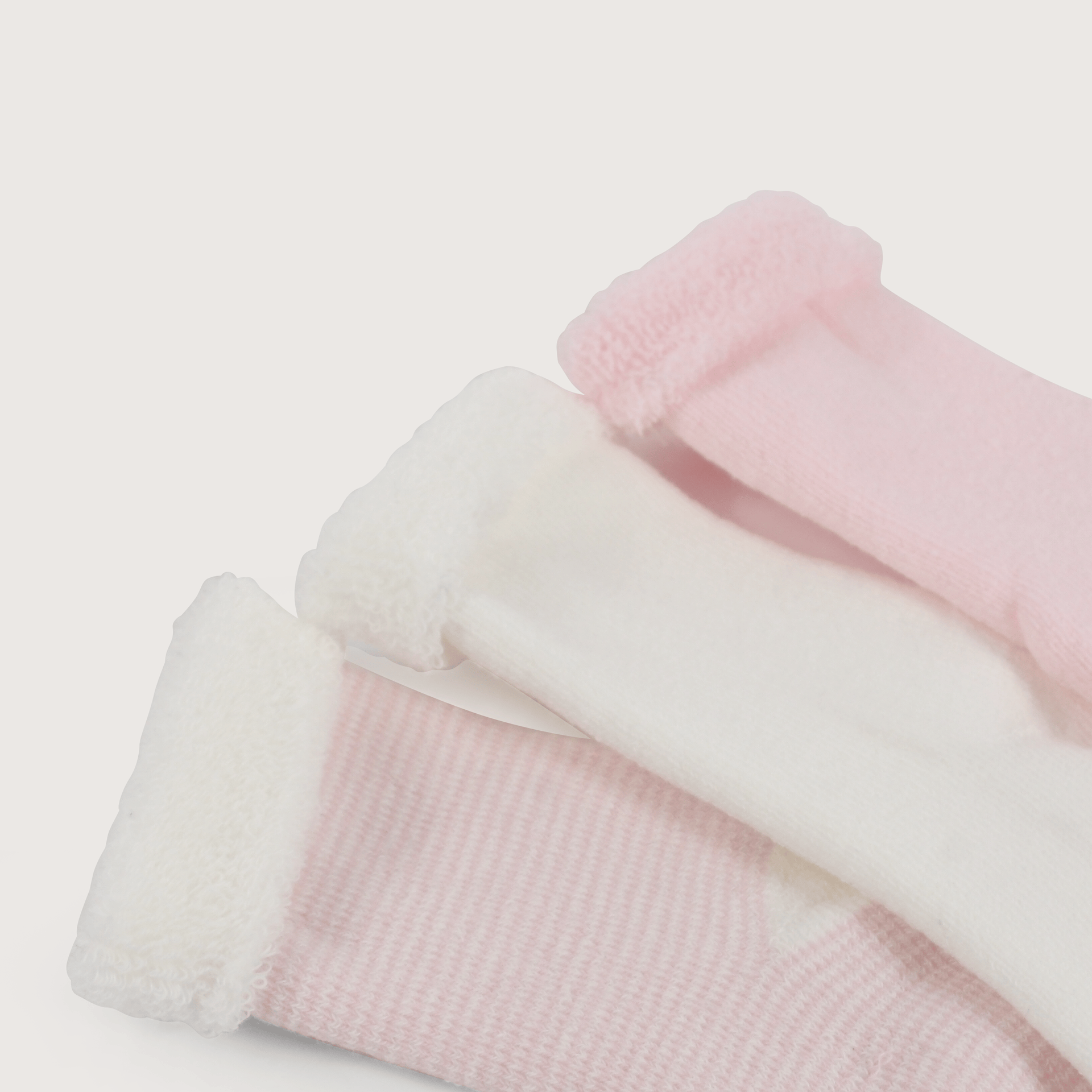 Pack de 3 calcetines rosado de bebe-2