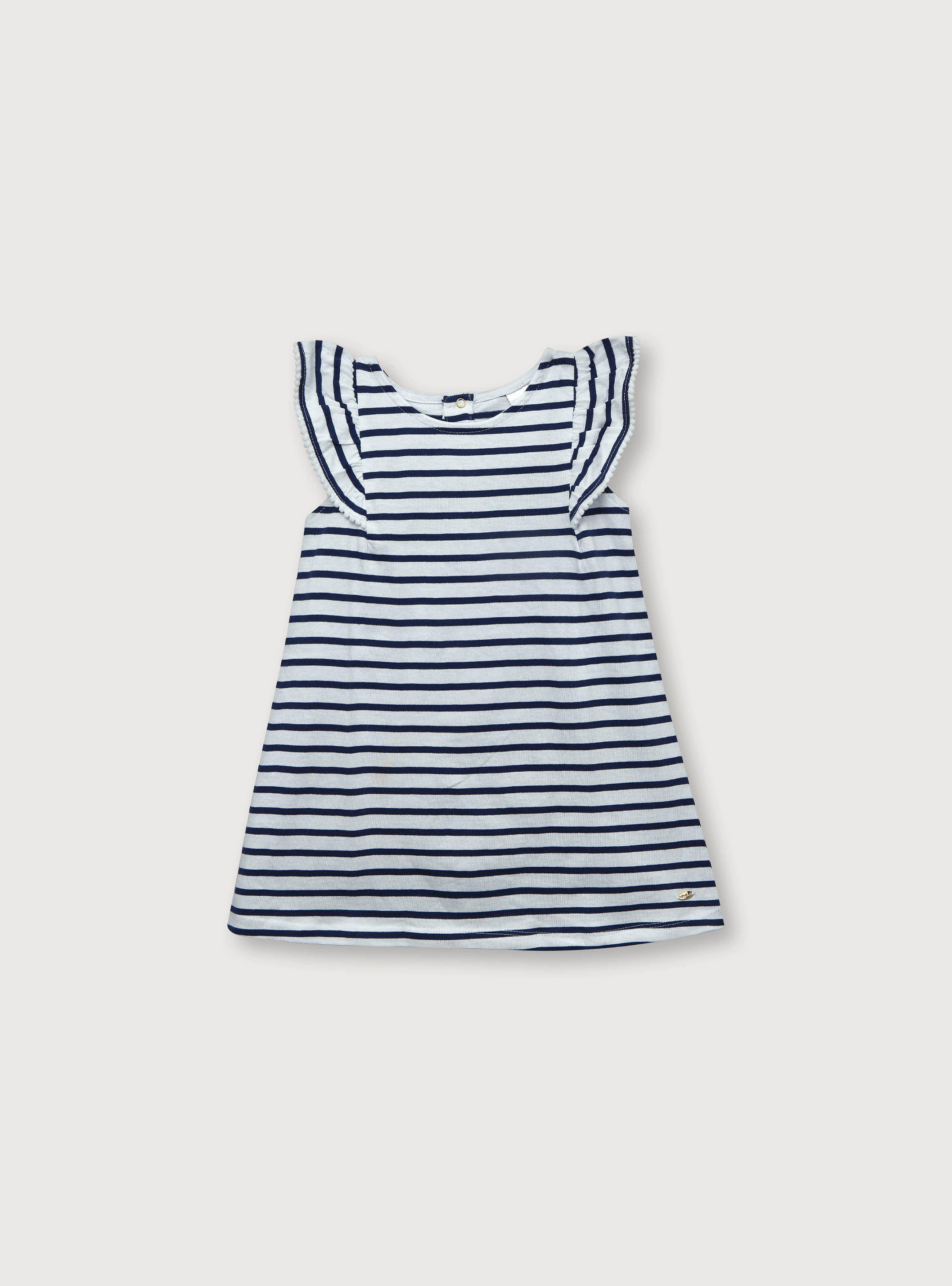 Vestido Niña Manga Alita Navy (6 Meses A 4 Años)-0