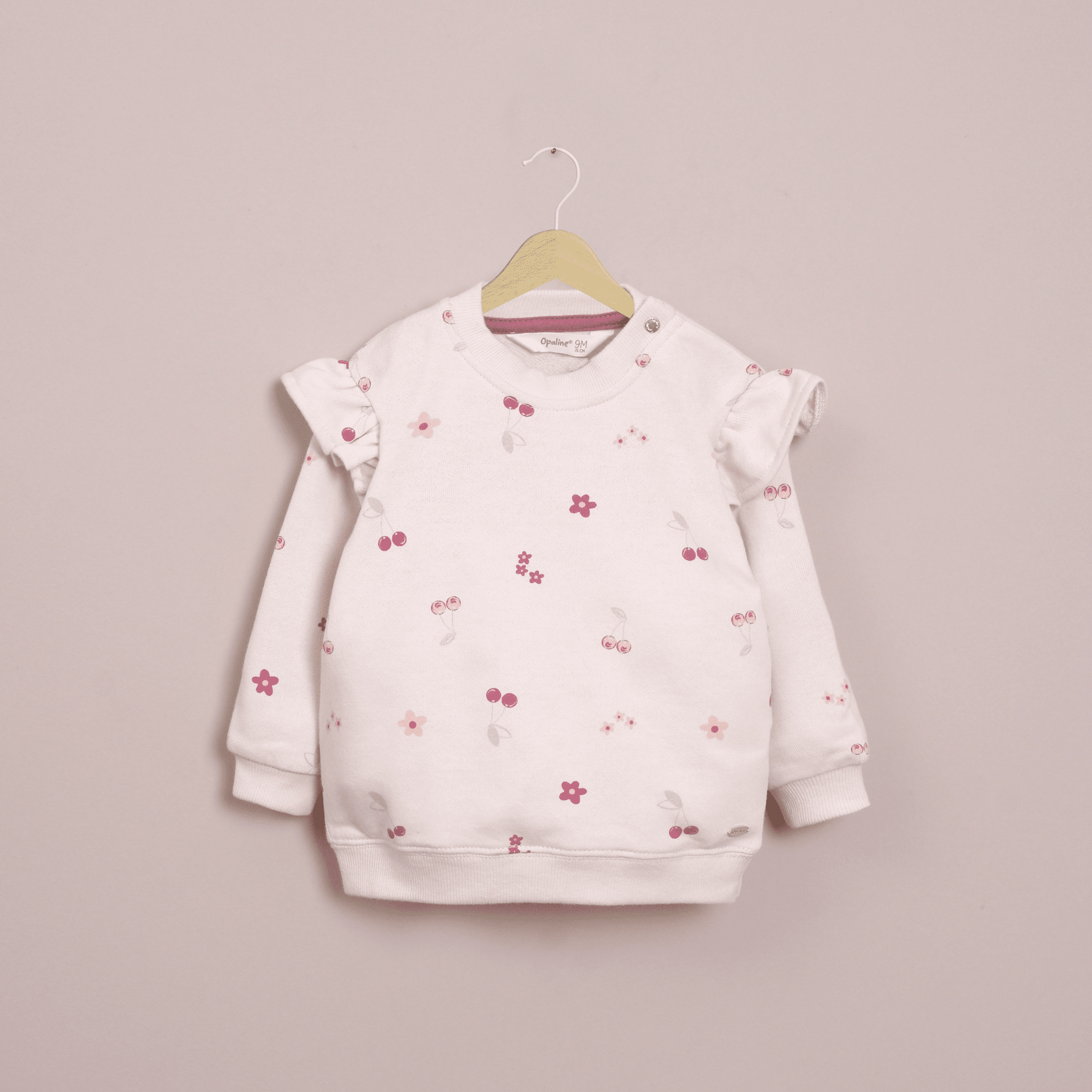 Polerón crema de niña-0