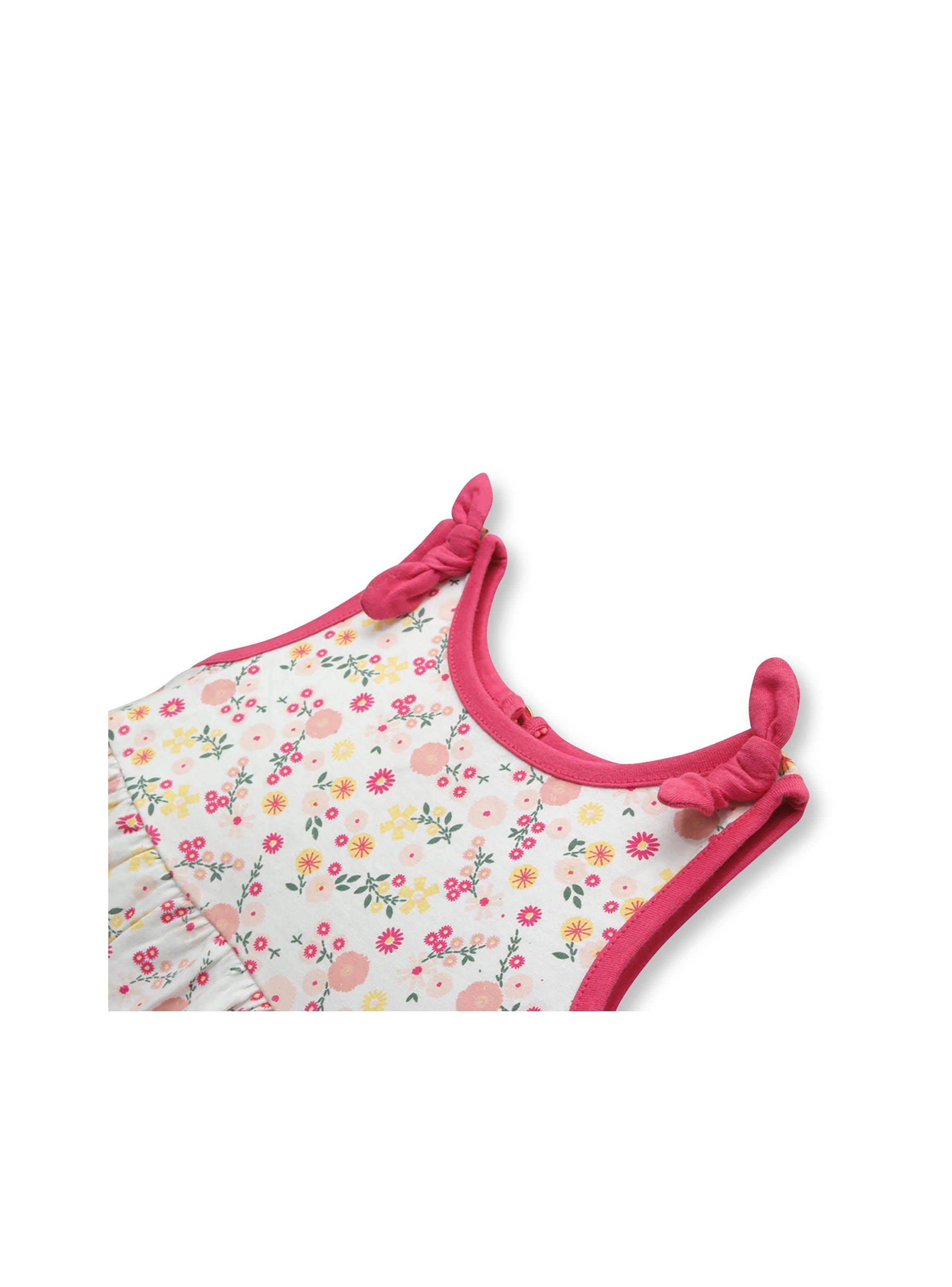 Vestido de niña moños esencial Rojo (6M - 4A)-2