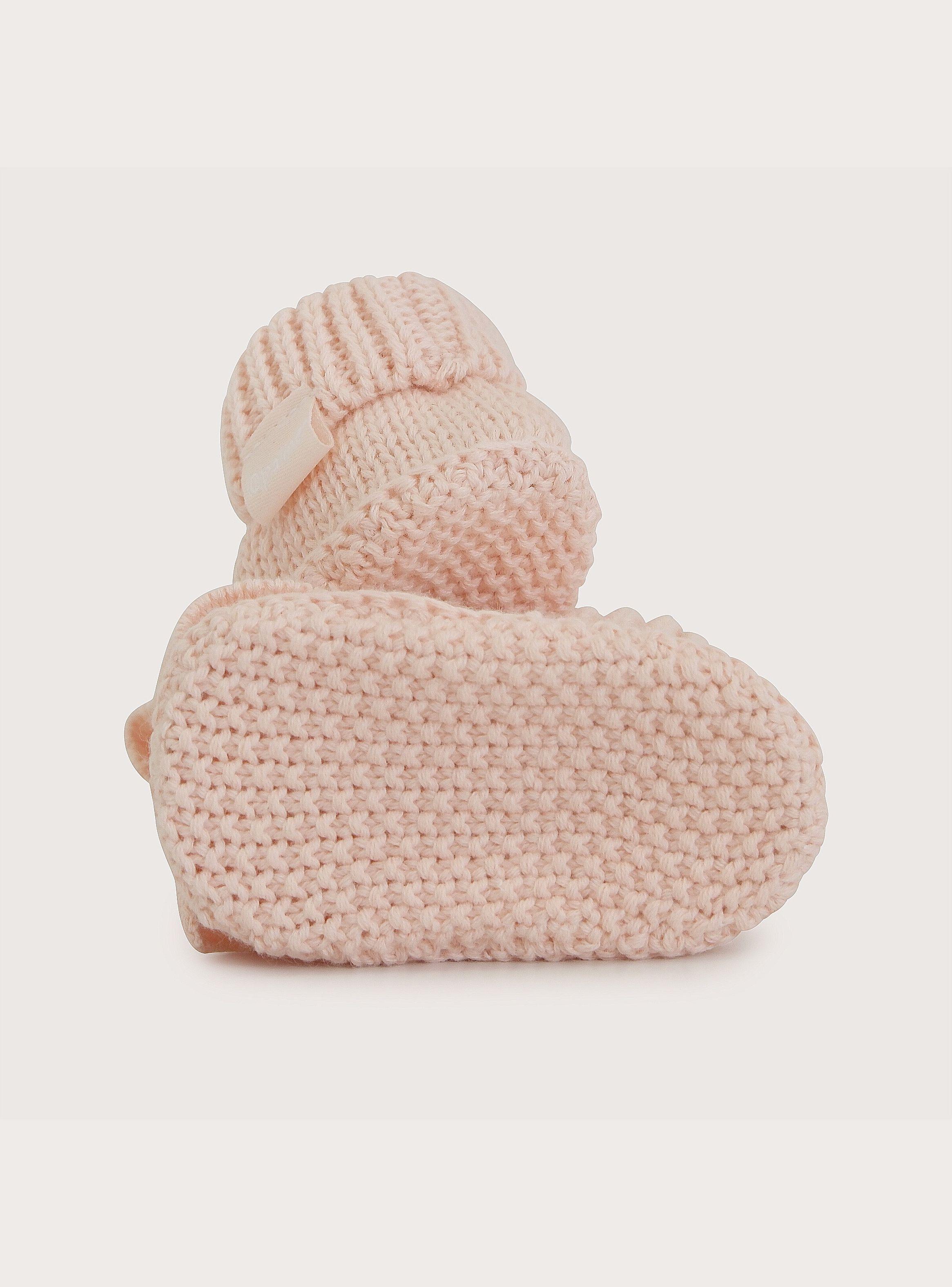 Botín Tejido Beige Niño-2