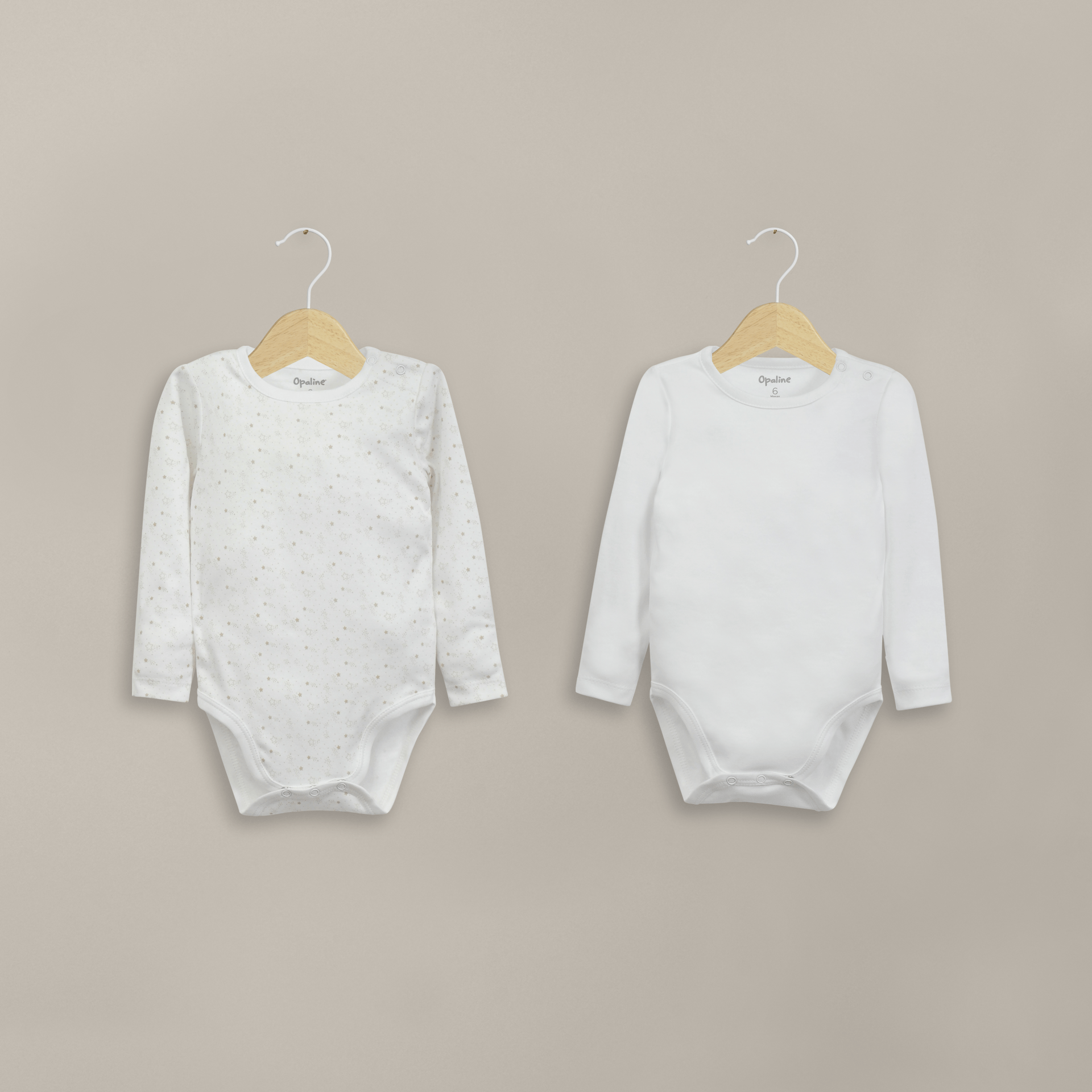 Pack de 2 bodys algodón unisex-0