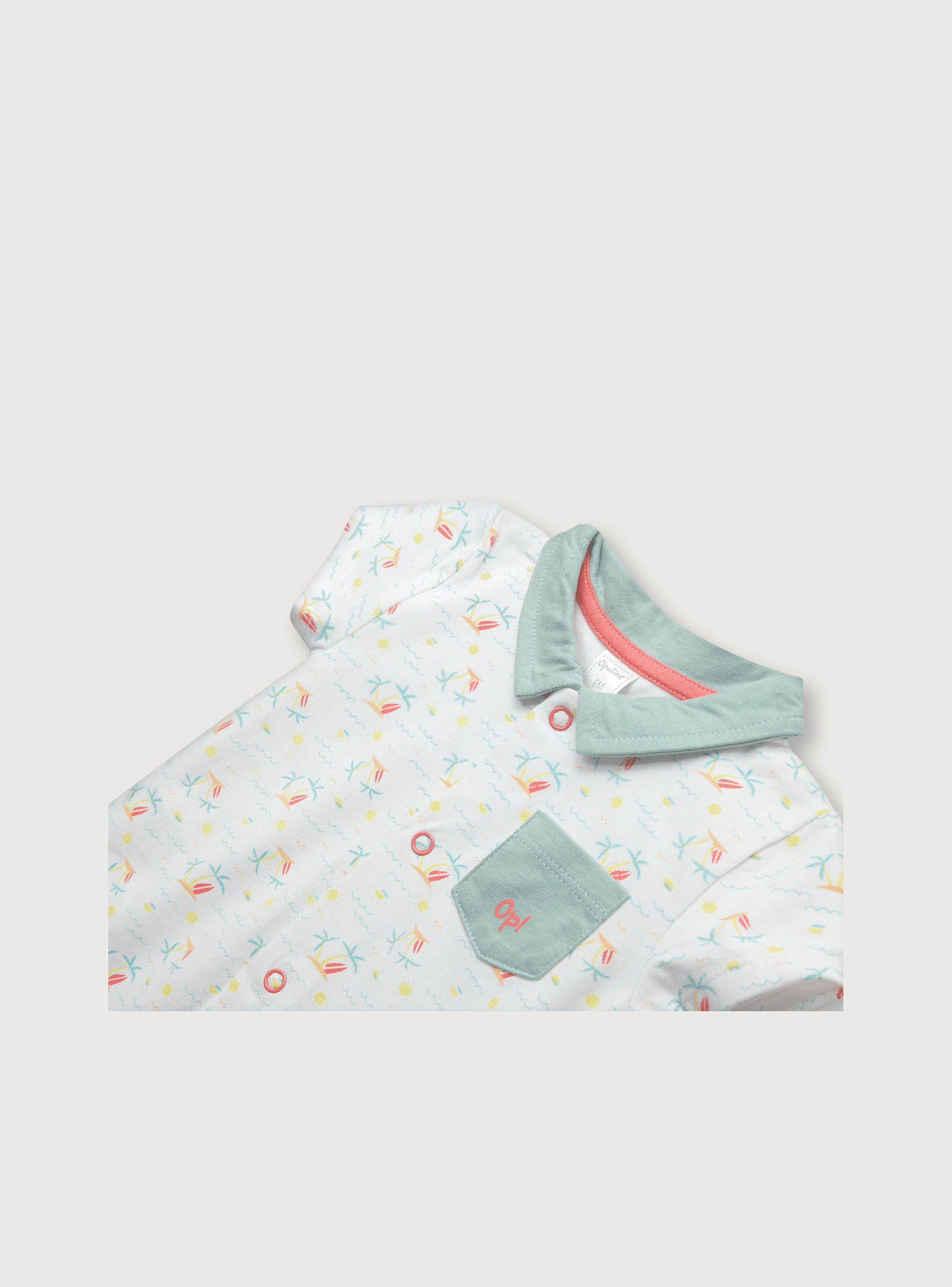 Bombacho De Niño Cuello Camisa Verde (Rn A 9 Meses) Opaline-2