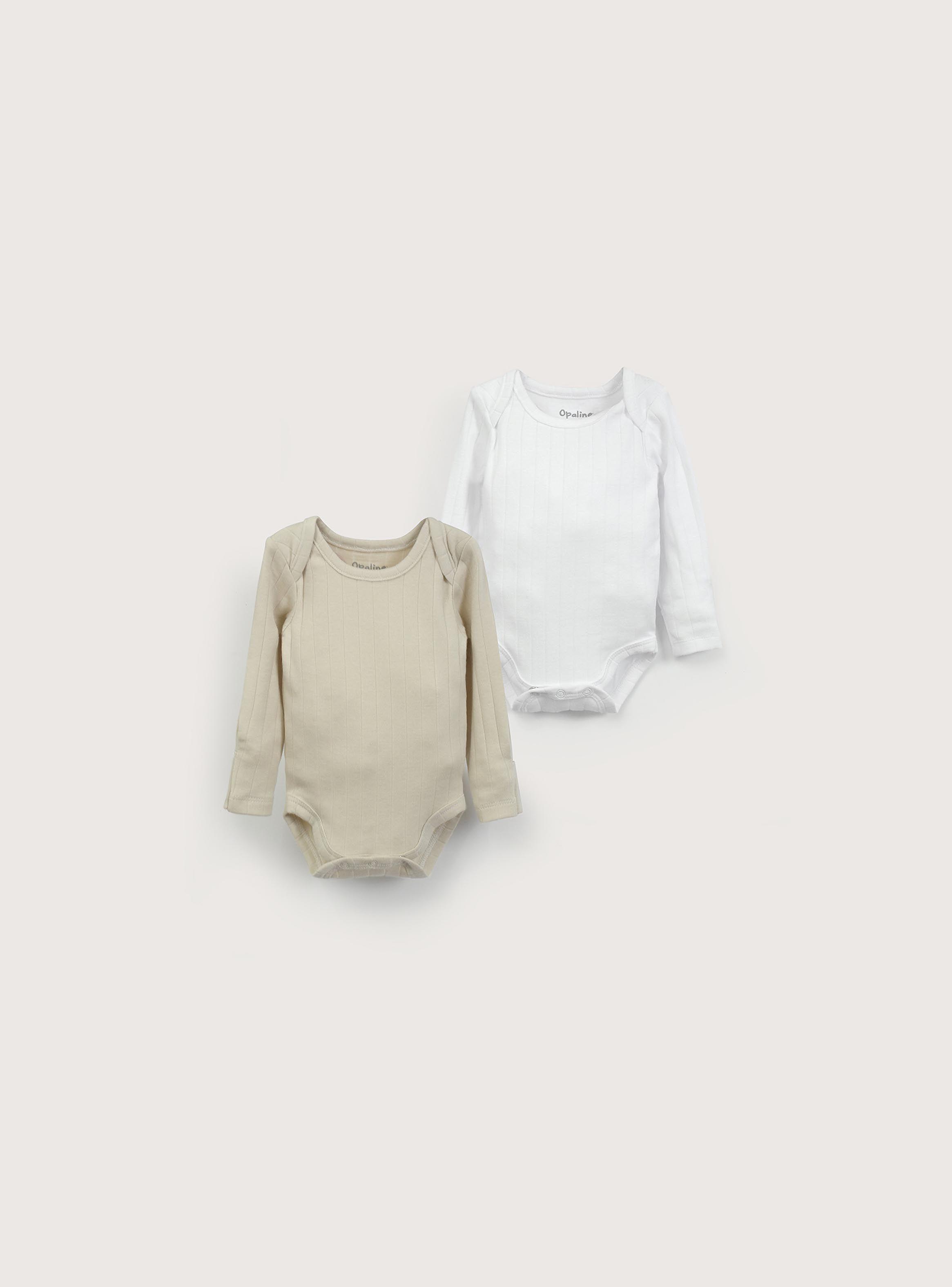 Pack De 2 Bodys Algodón Acanalado Unisex-0