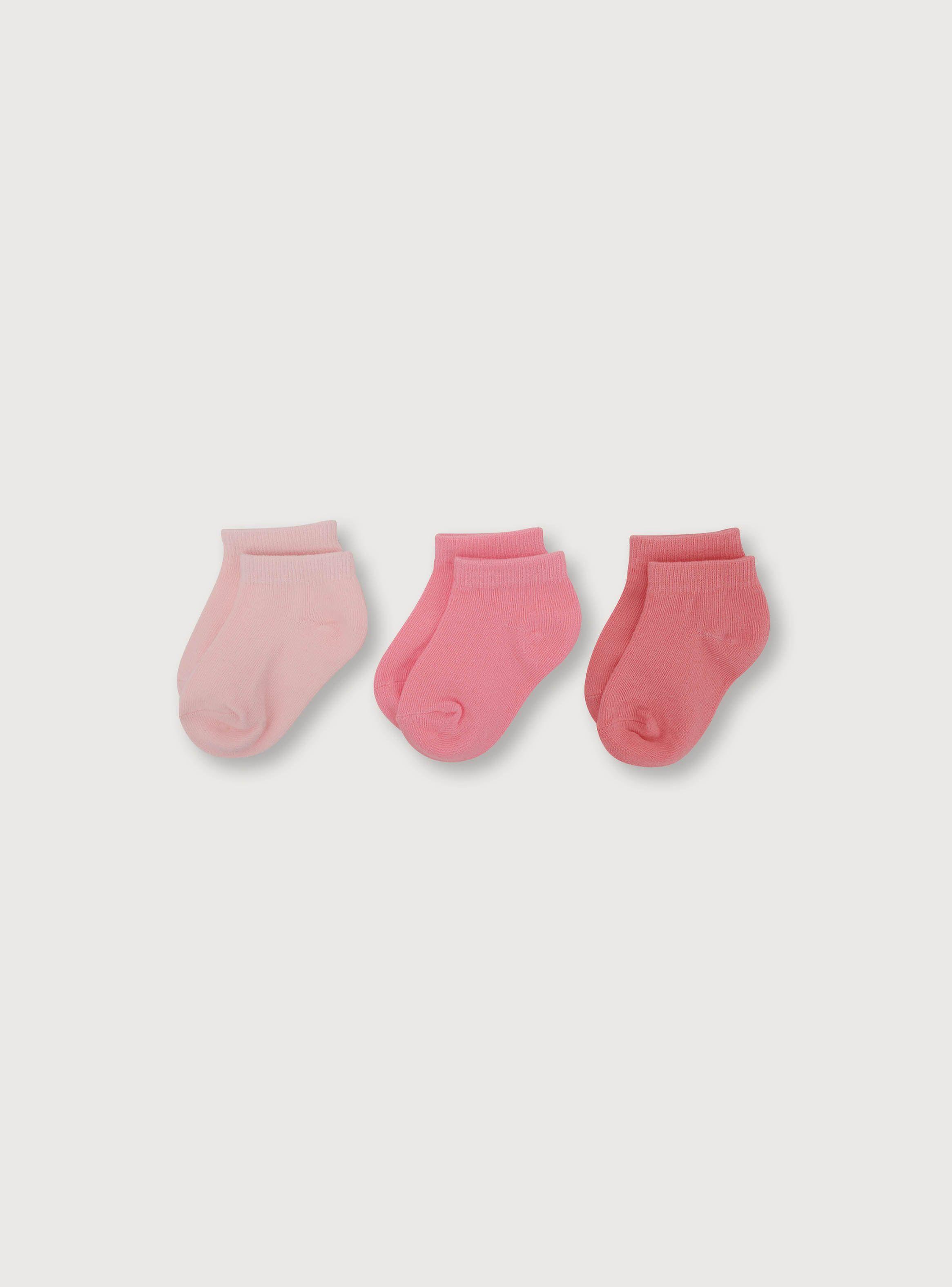 Calcetines De Niña Corto Rosado (6M A 4A) Opaline-0