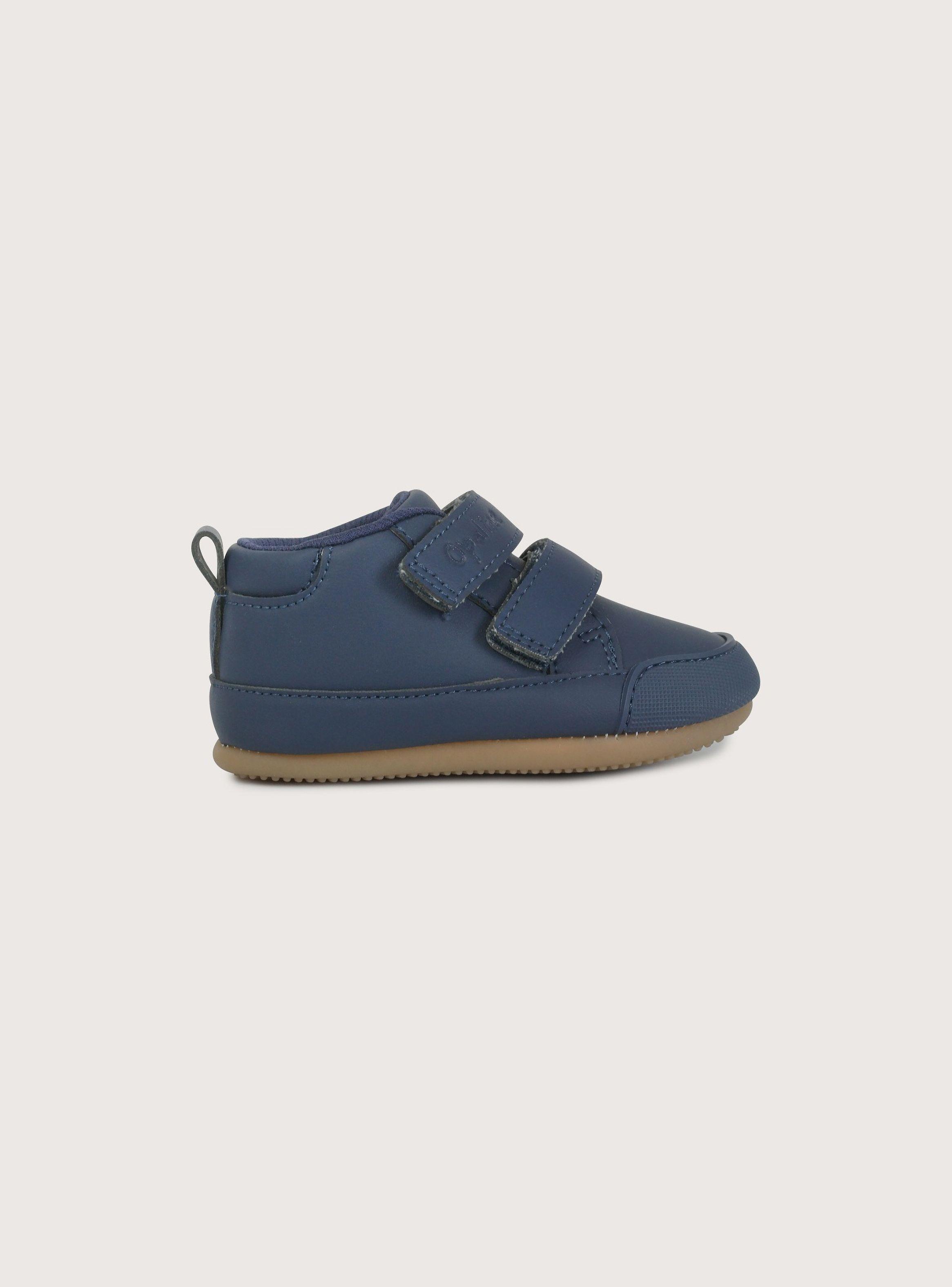 Zapatilla ultra flexible azul de niño-1