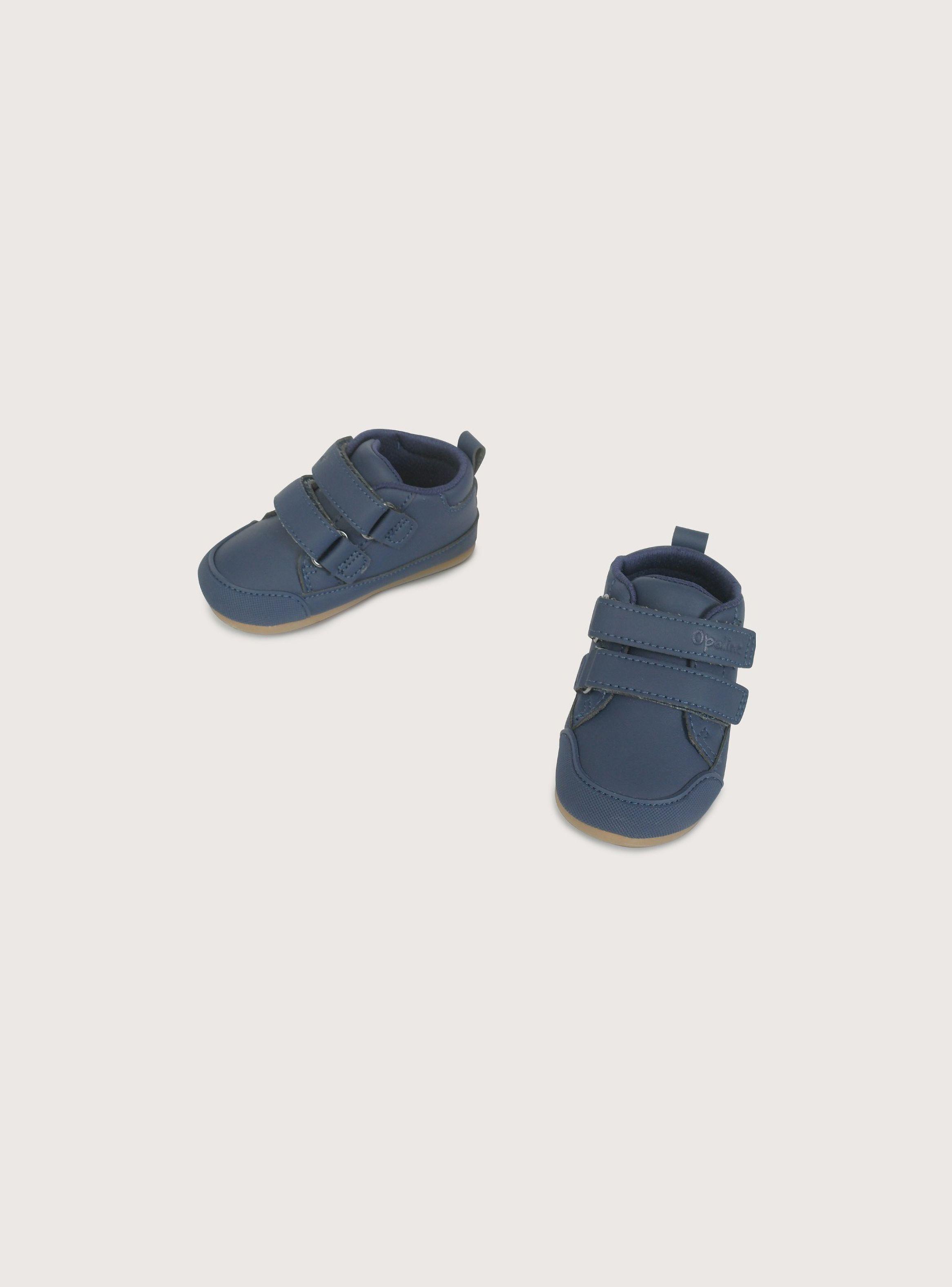 Zapatilla ultra flexible azul de niño-3