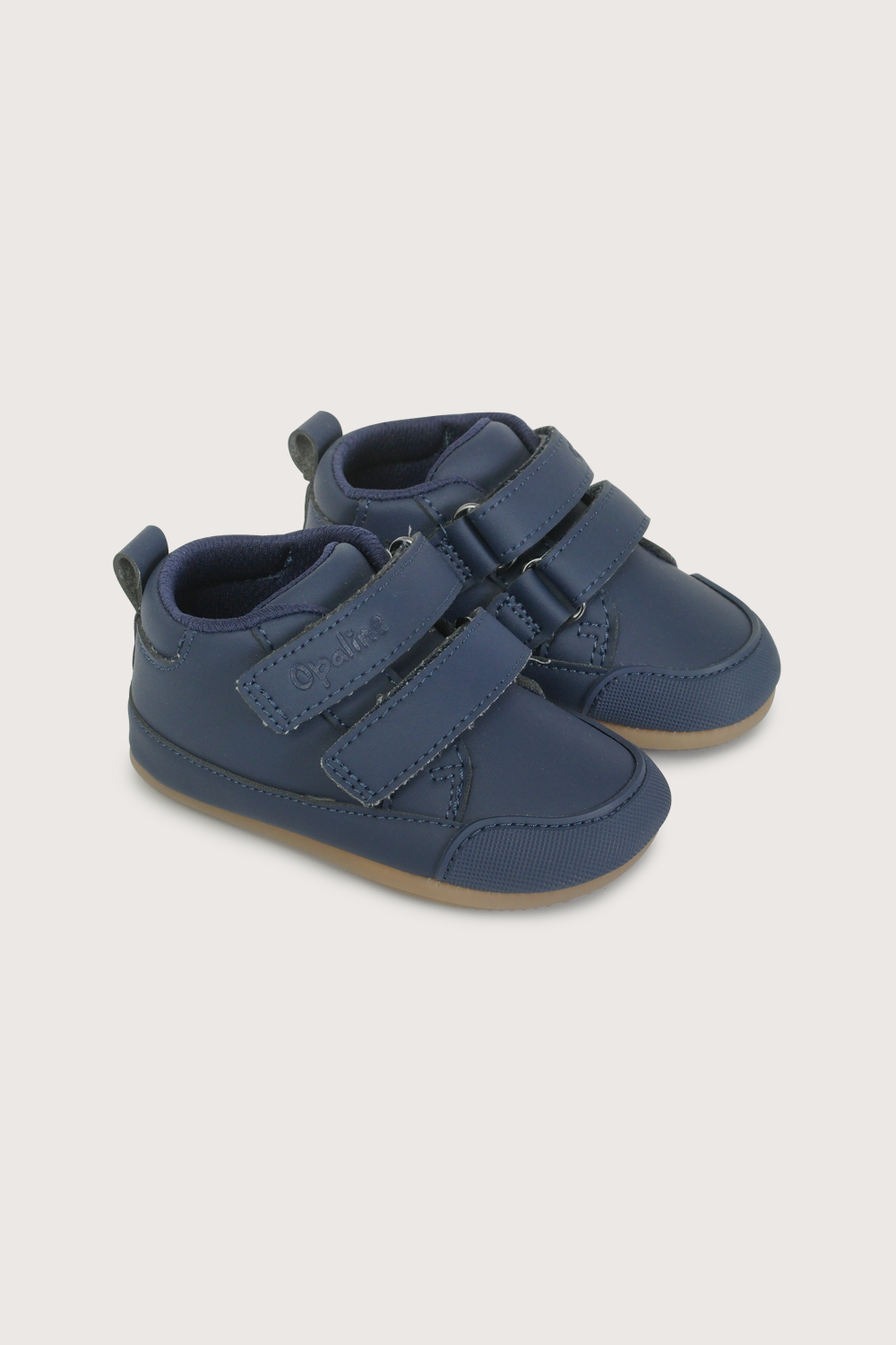Zapatilla ultra flexible azul de niño-0