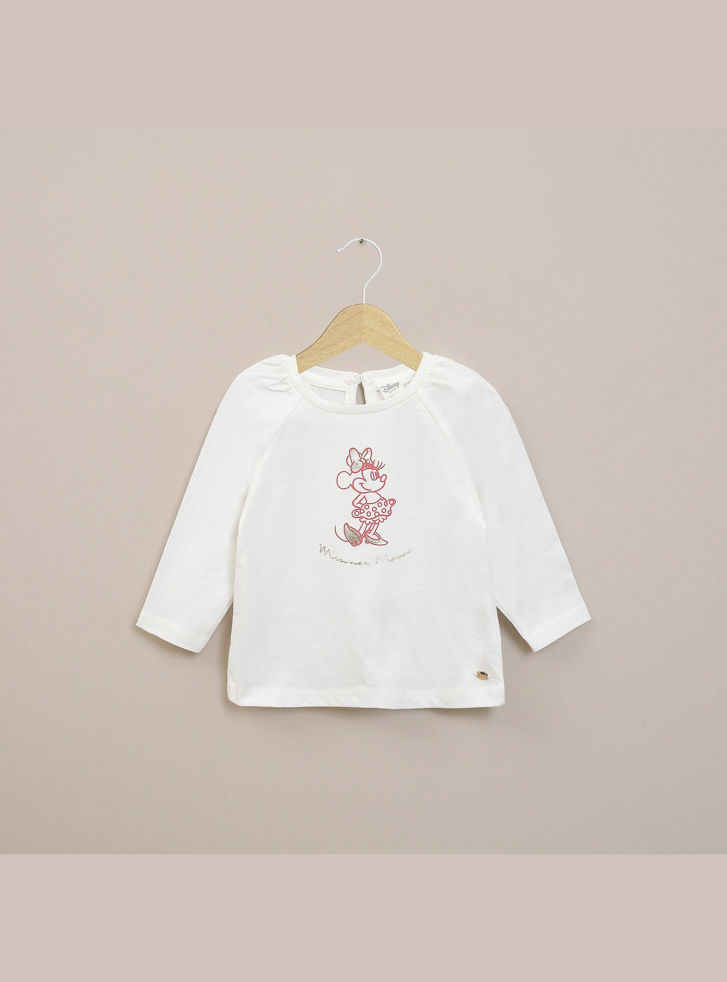 Polera Infant Niña Blanco Disney-0