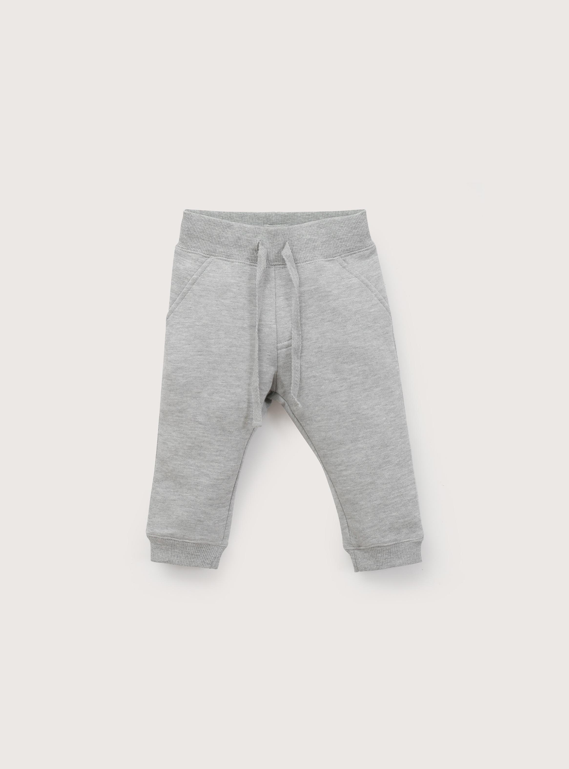 Pantalon Buzo Infant Niño Gris Melange-0