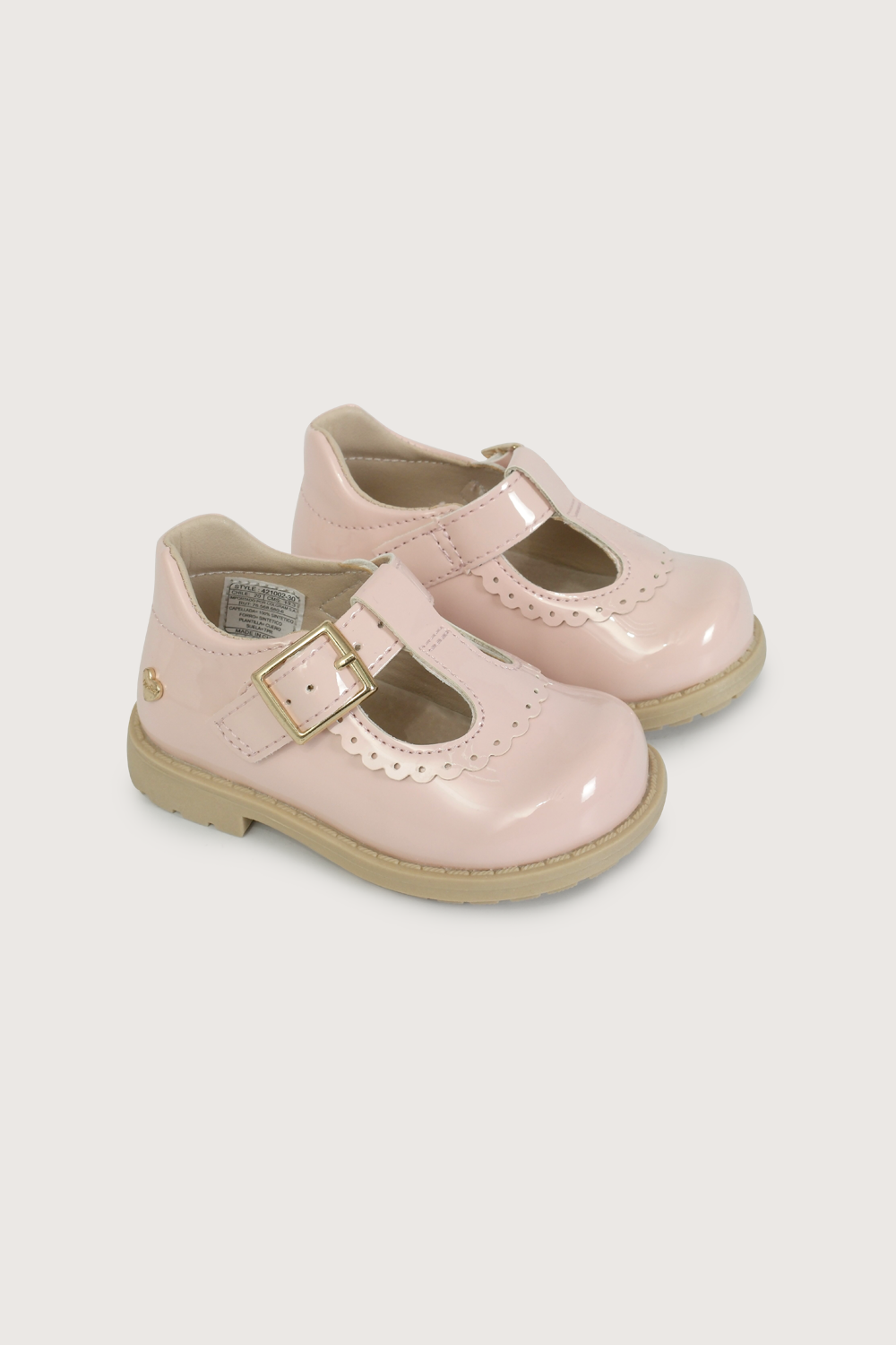 Reina charol rosada de niña-0