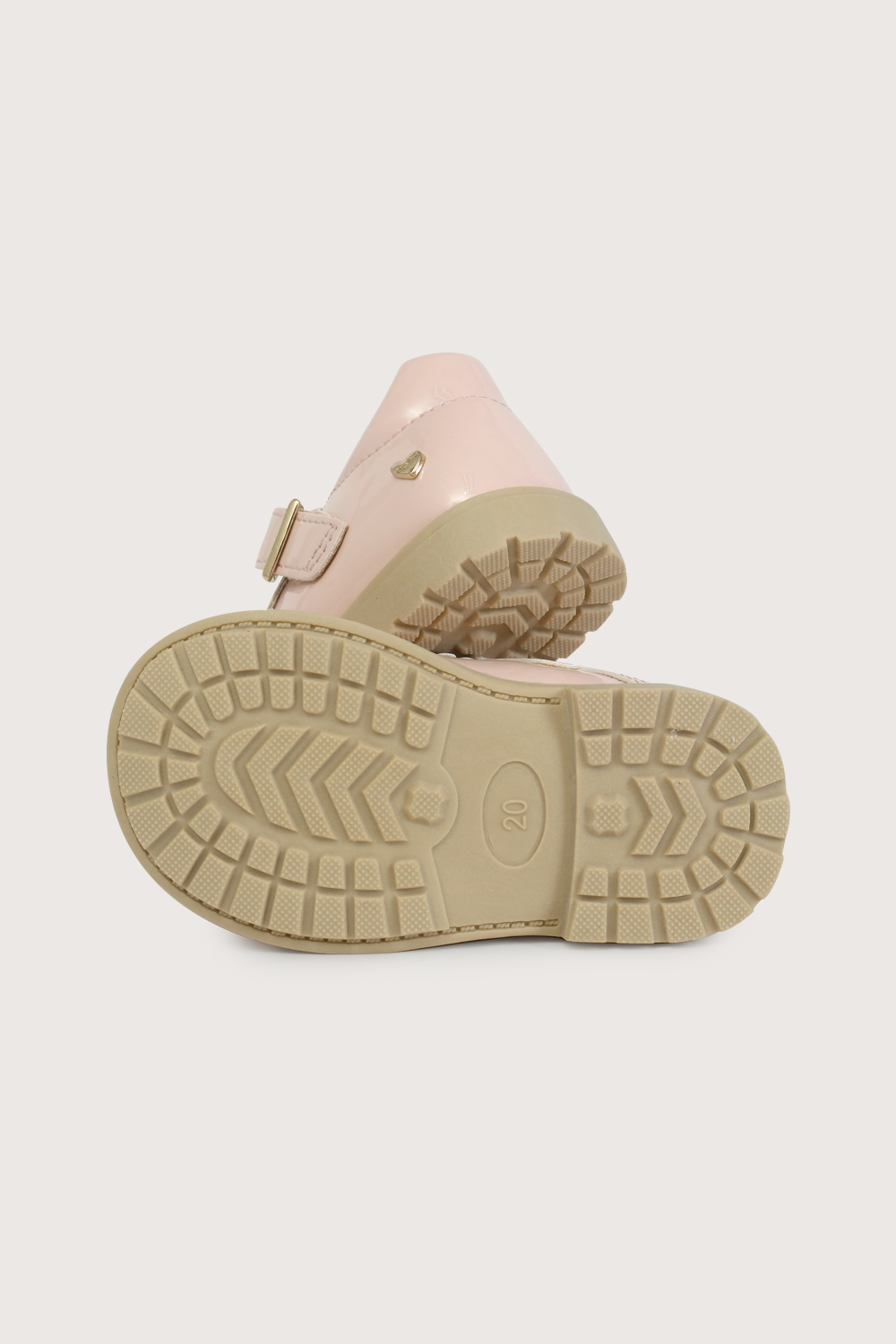 Reina charol rosada de niña-2