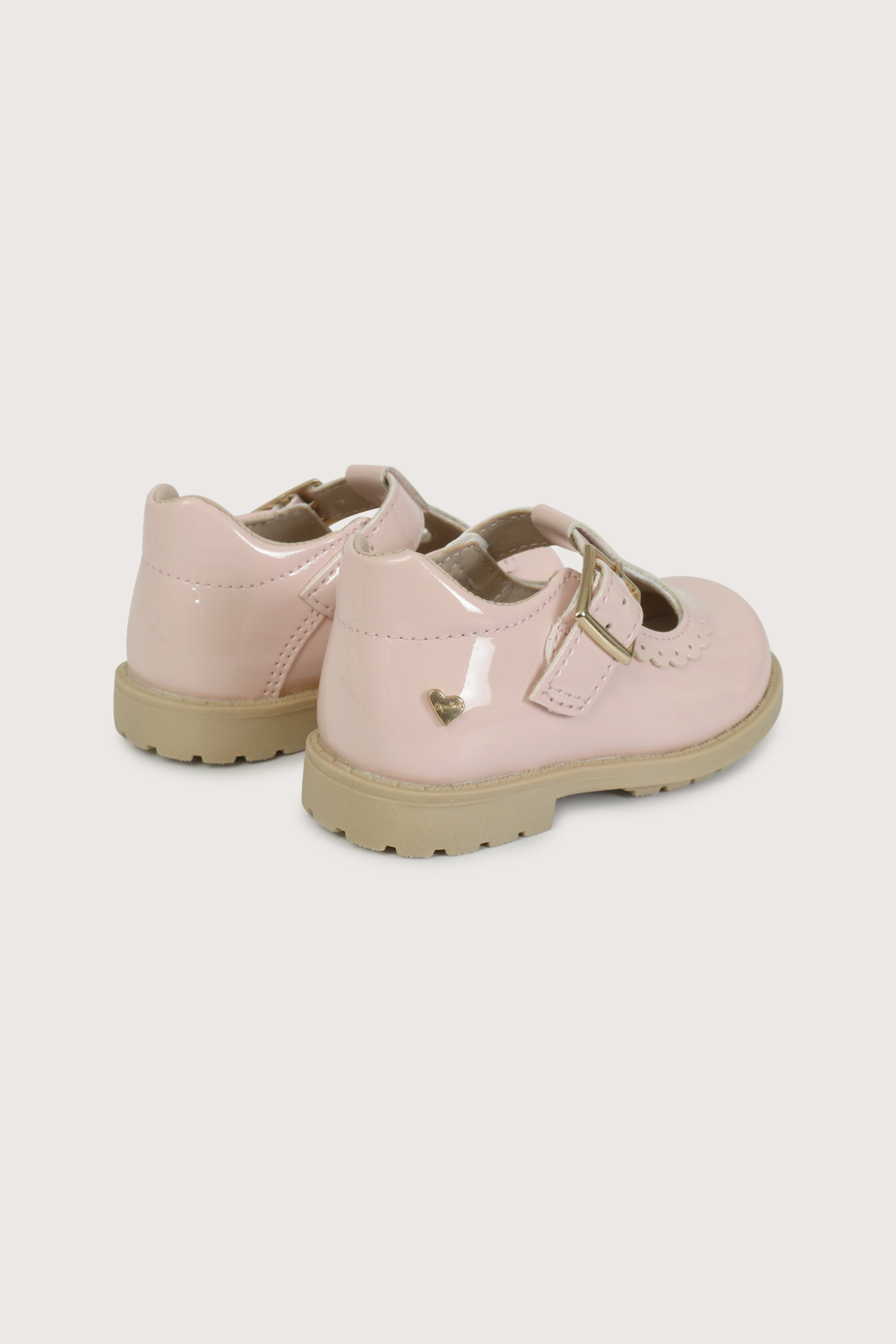 Reina charol rosada de niña-4