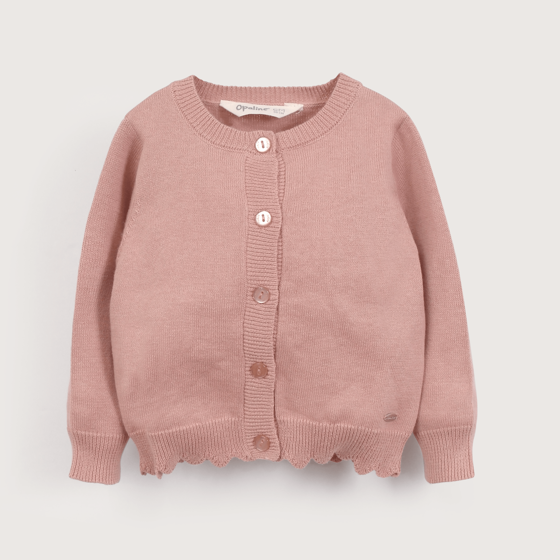 Chaleco rosado de niña-1