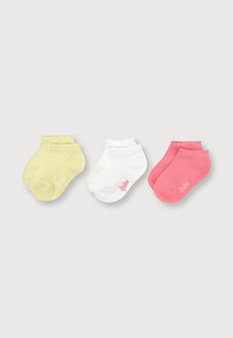Calcetines Niña Rosado (6M a 6A) OPALINE-2