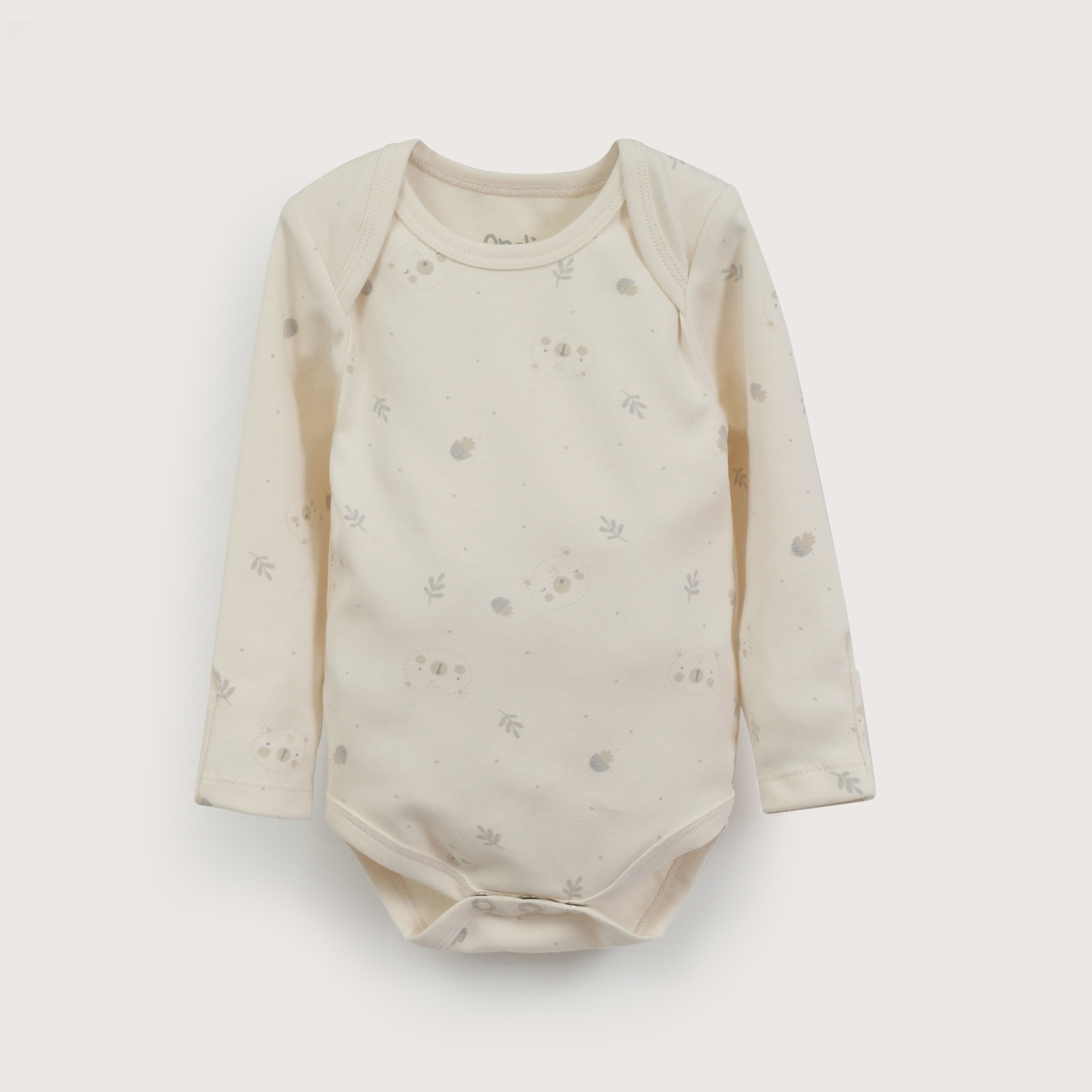 Tripack bodies manga larga ositos de bebé niño-2