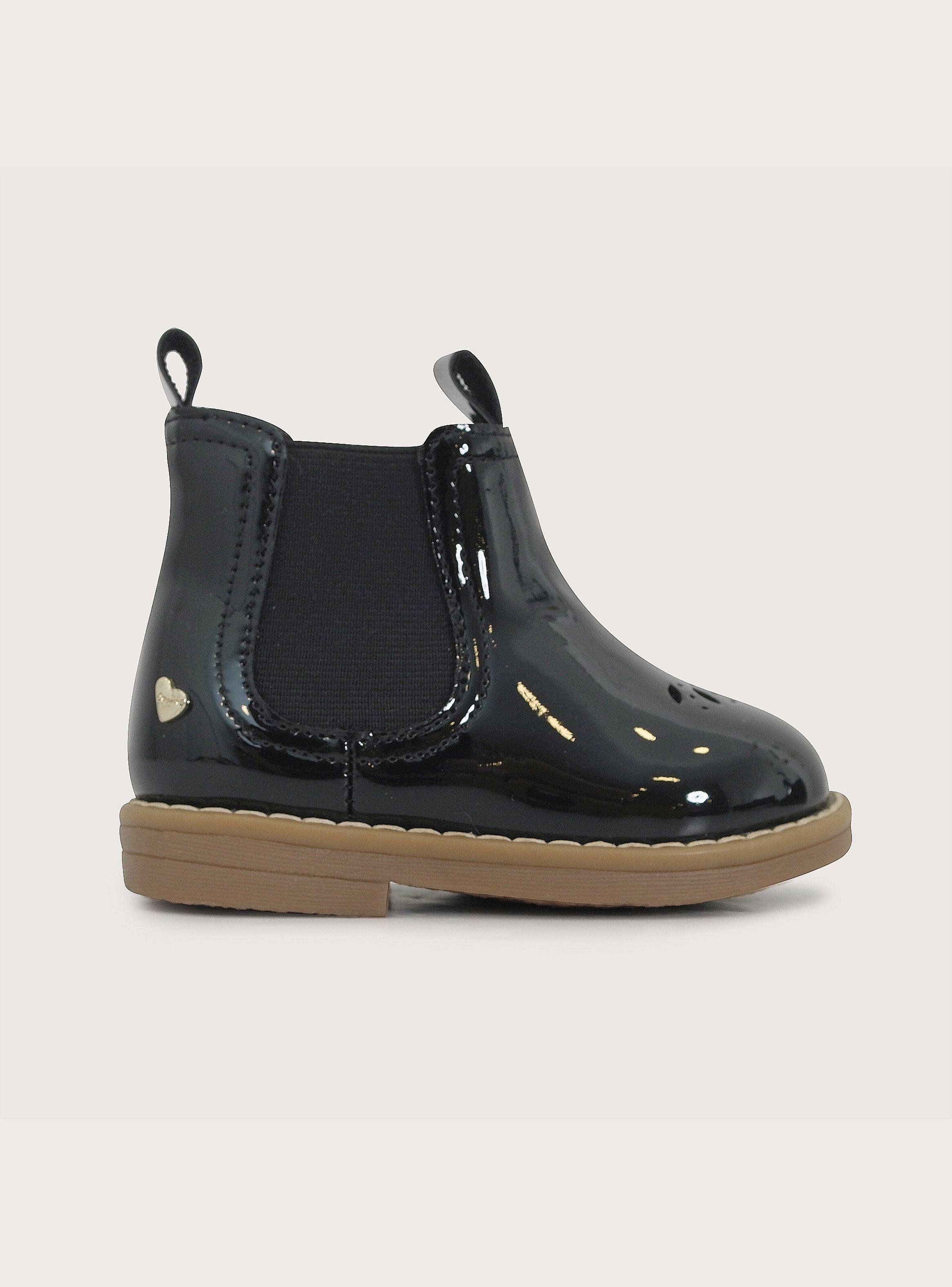 Botín Casual Negro Niña-1