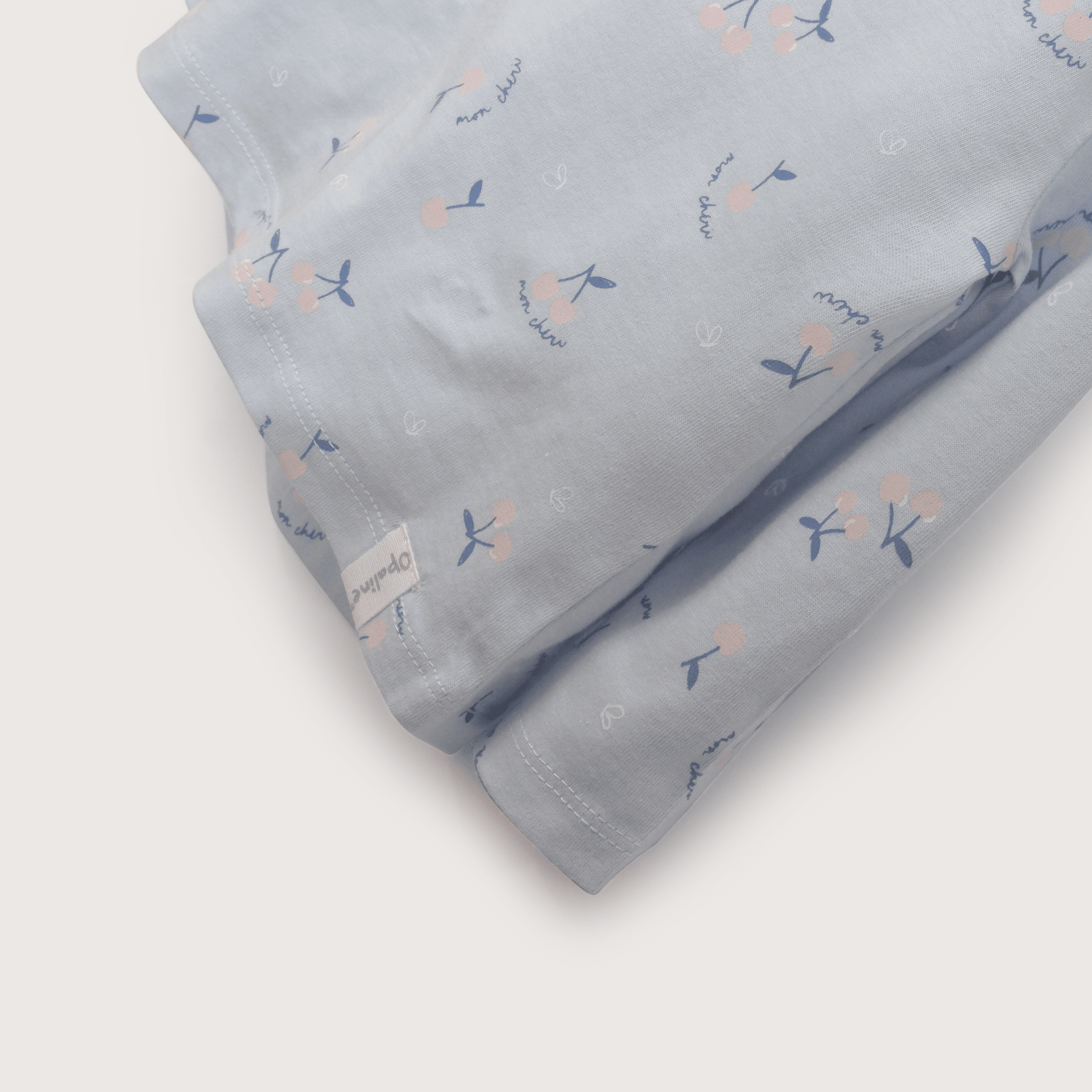 Polera manga larga celeste de niña-3