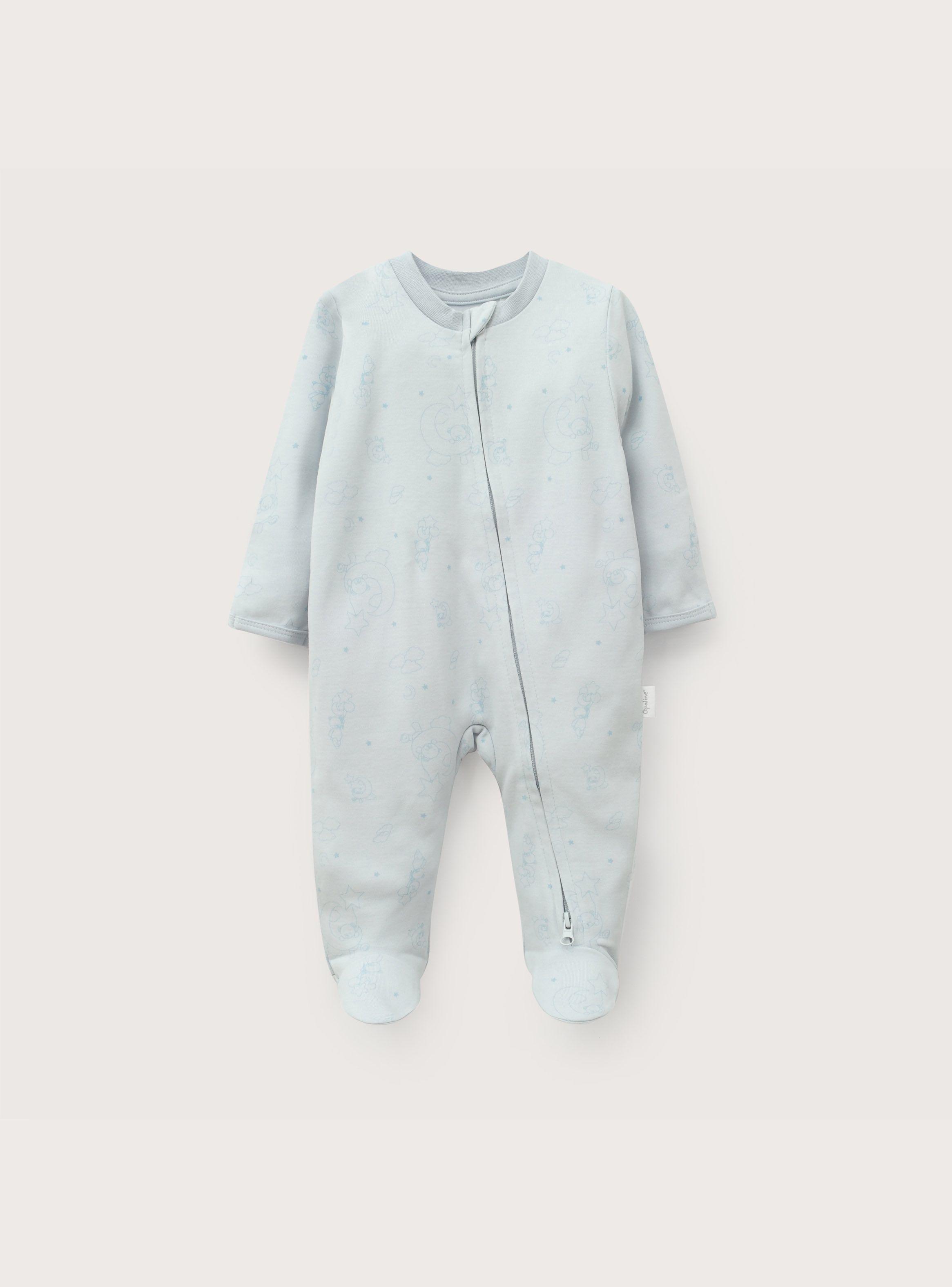 Pijama Diseño Celeste Bebé Niño-0