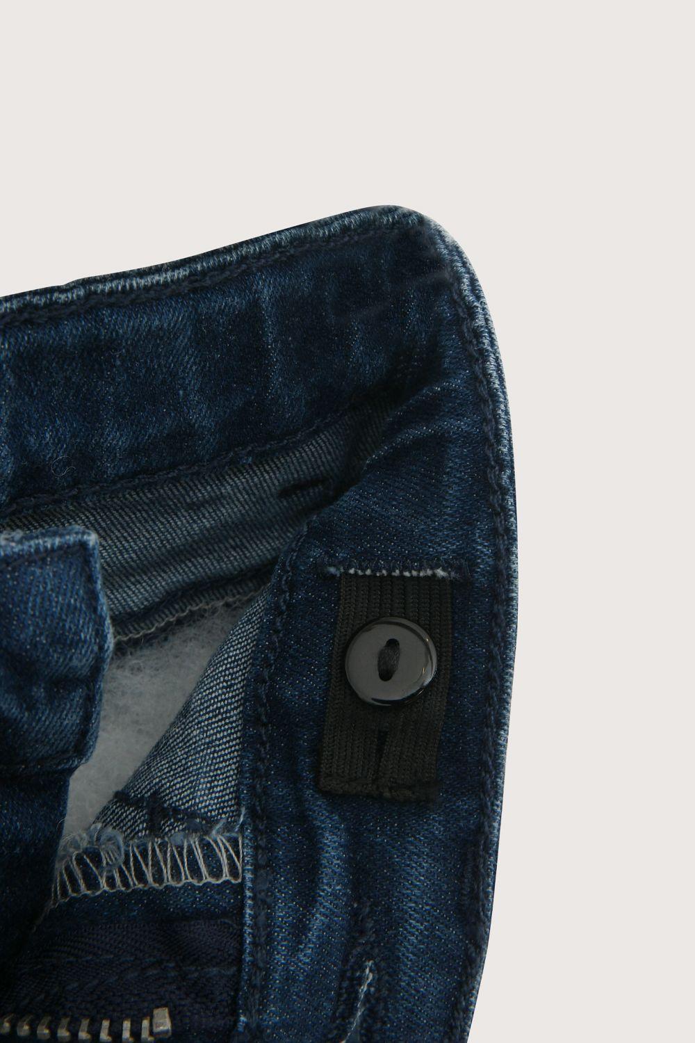 Short de jeans oscuro de niño-3