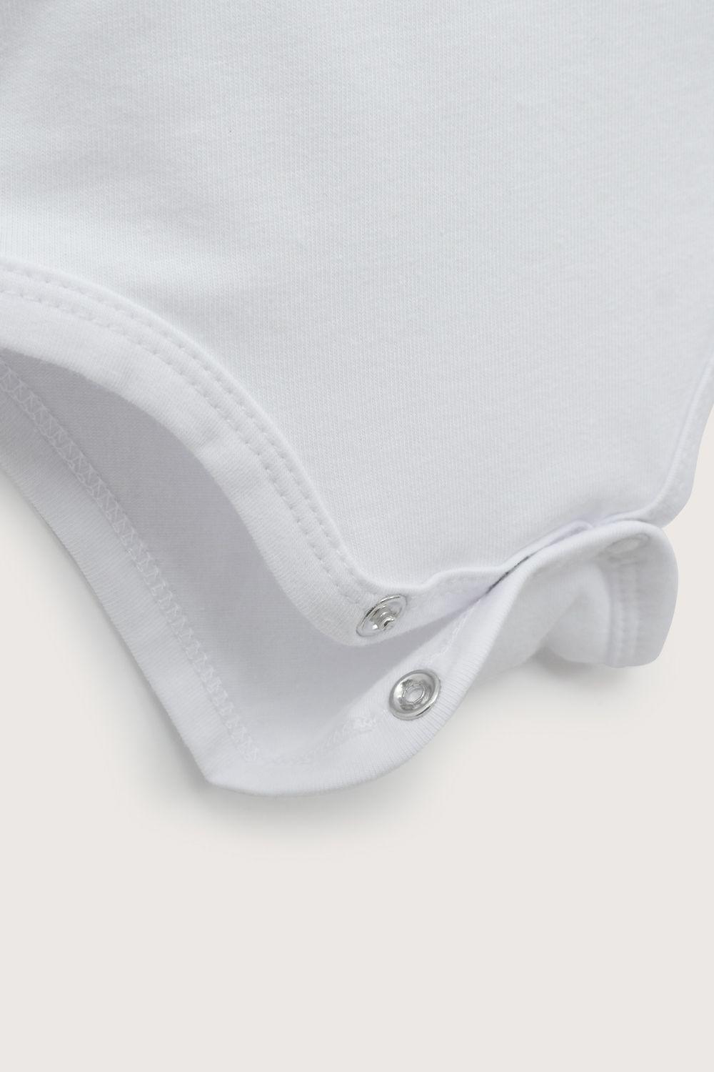 Body vuelos blanco de bebé niña-4