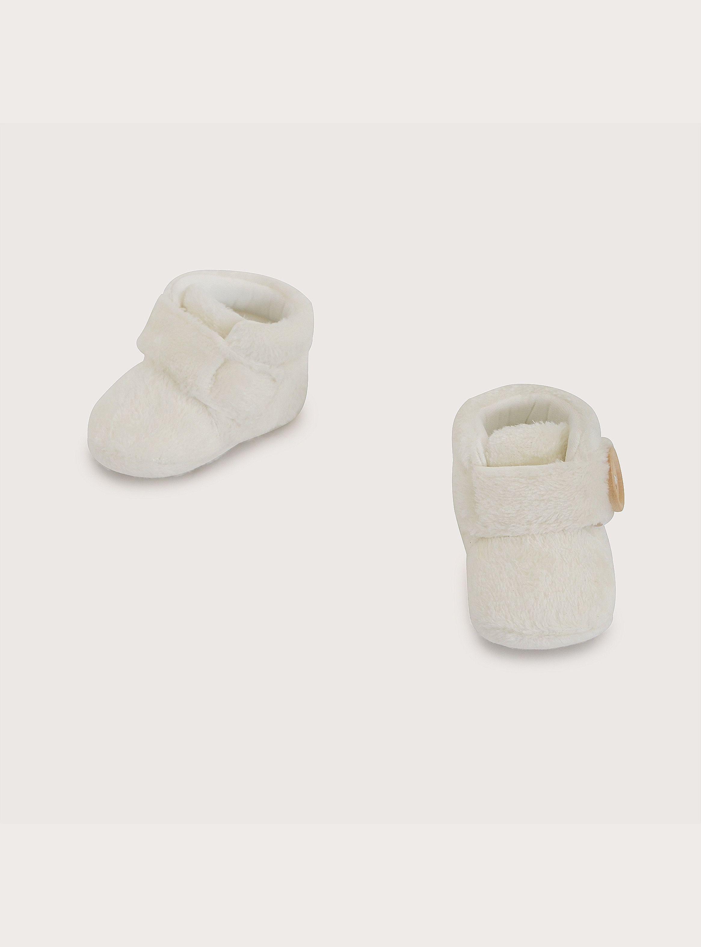 Pantufla Blanco Bebé Unisex-3