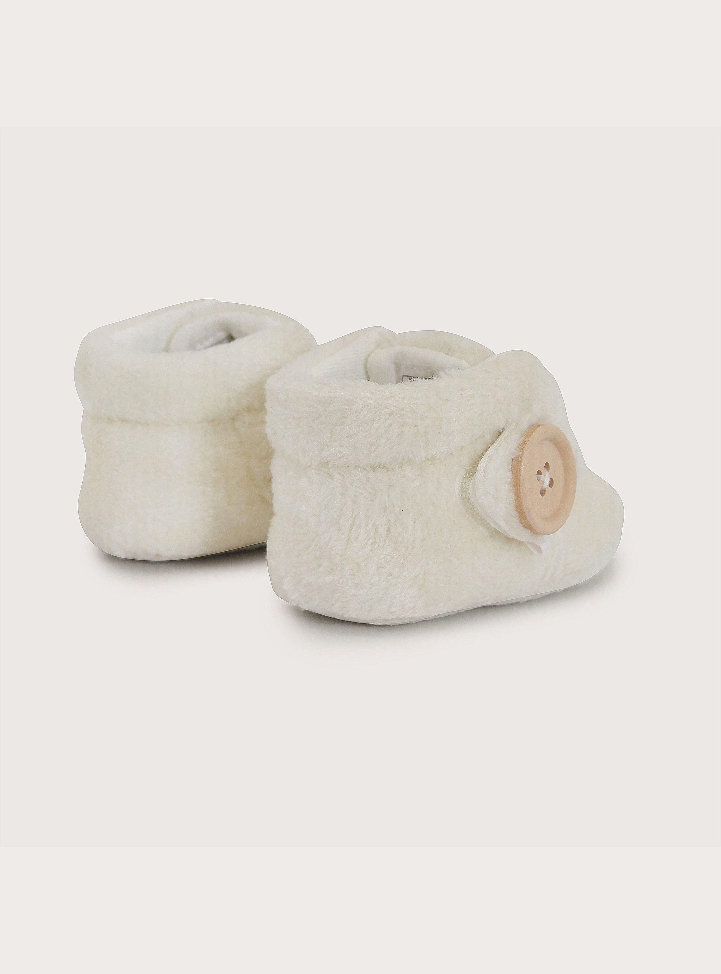 Pantufla Blanco Bebé Unisex-4