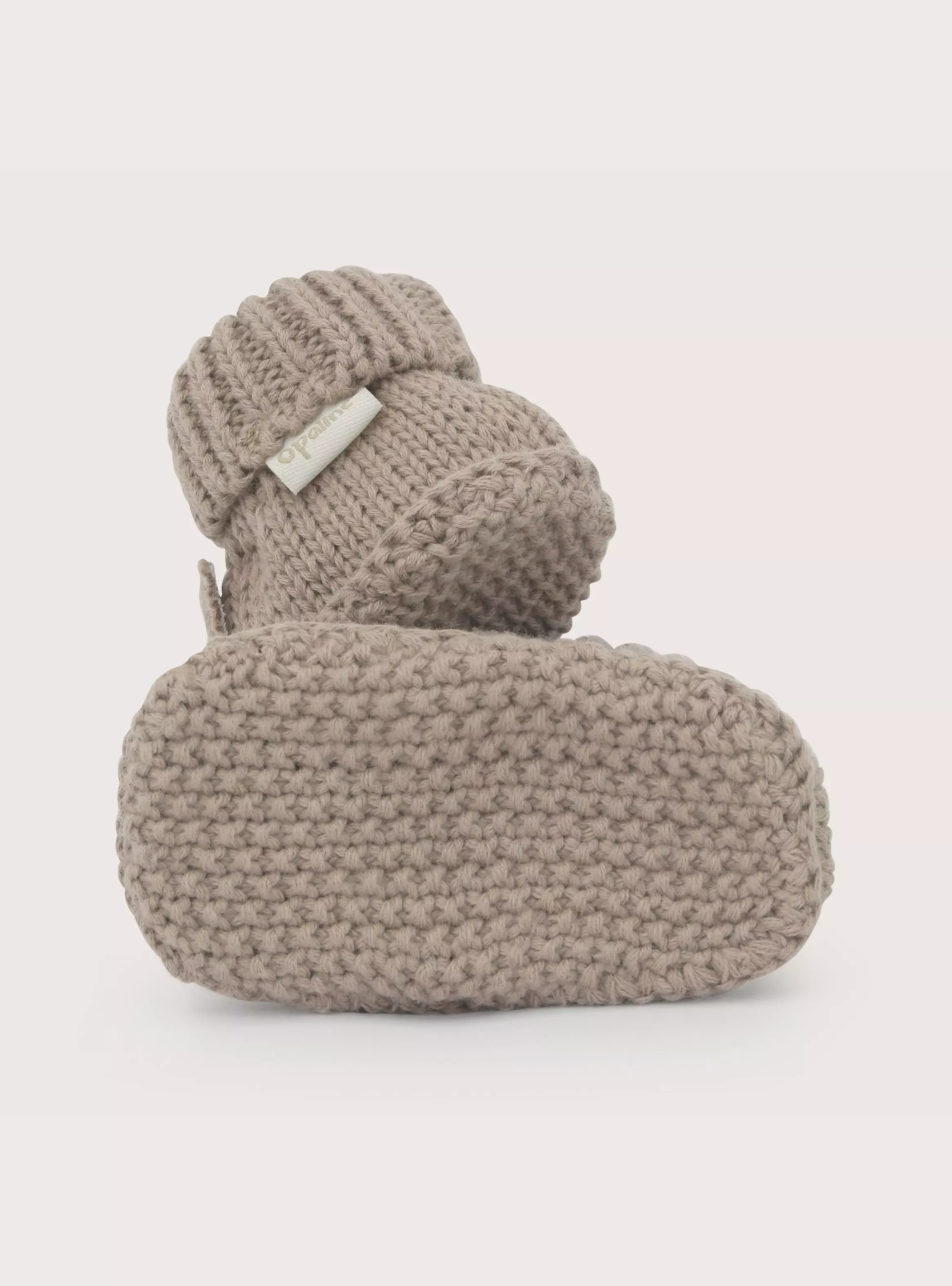 Zapato Tejido Bebe Unisex Tigre Café-2