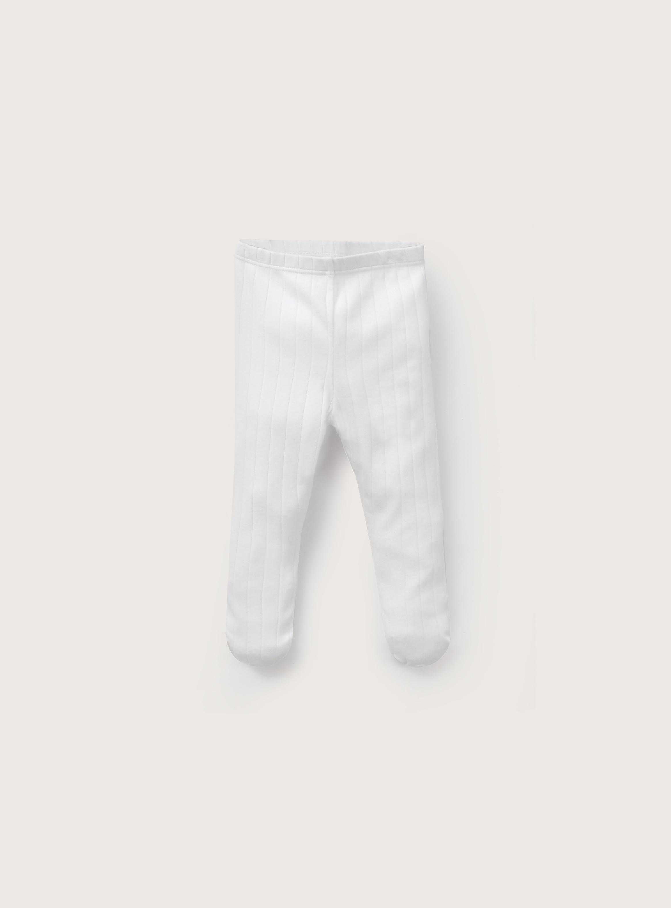 Pack De 2 Panty Ballerina Blanca Acanalada Unisex-1