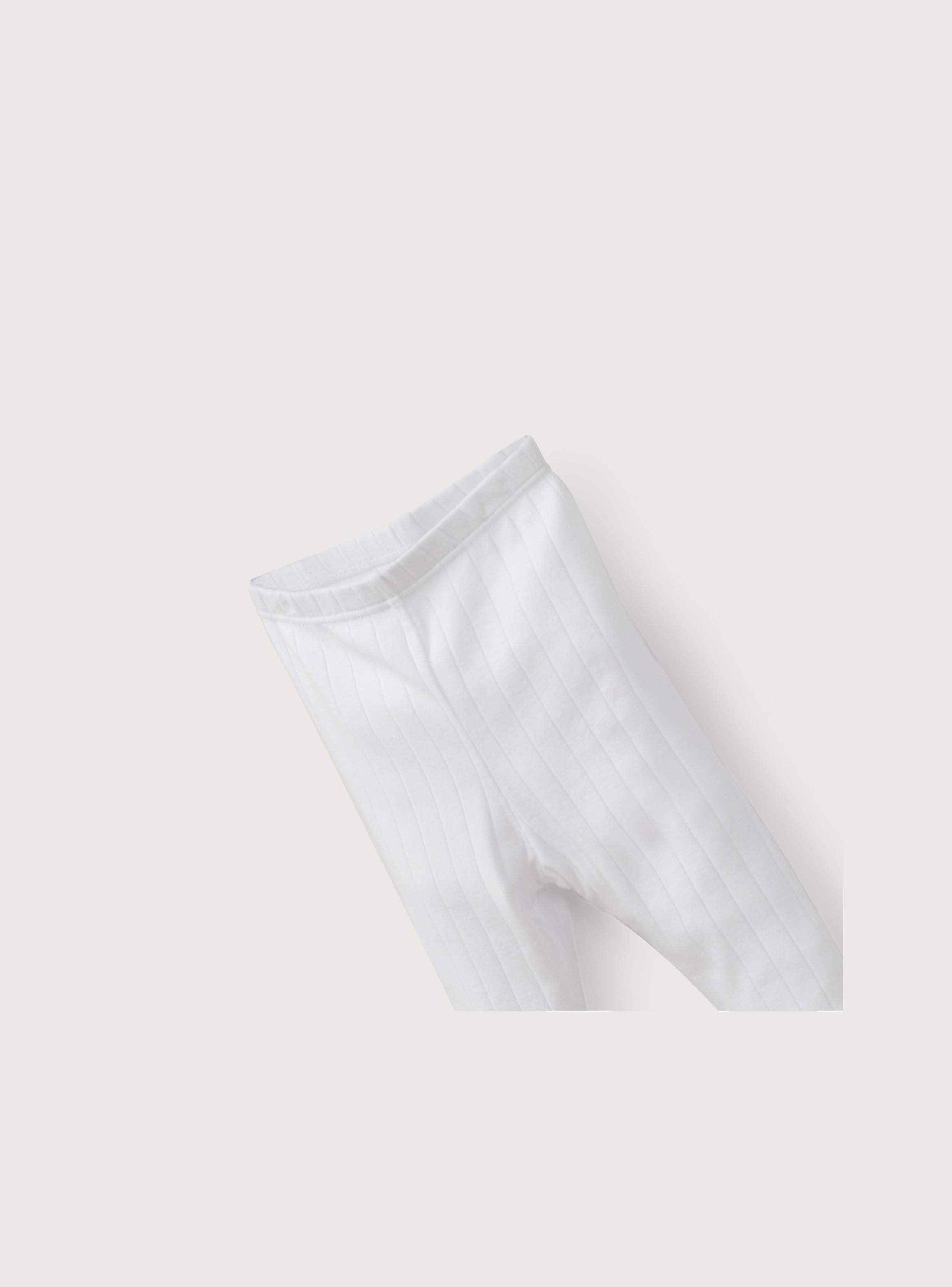 Pack De 2 Panty Ballerina Blanca Acanalada Unisex-2