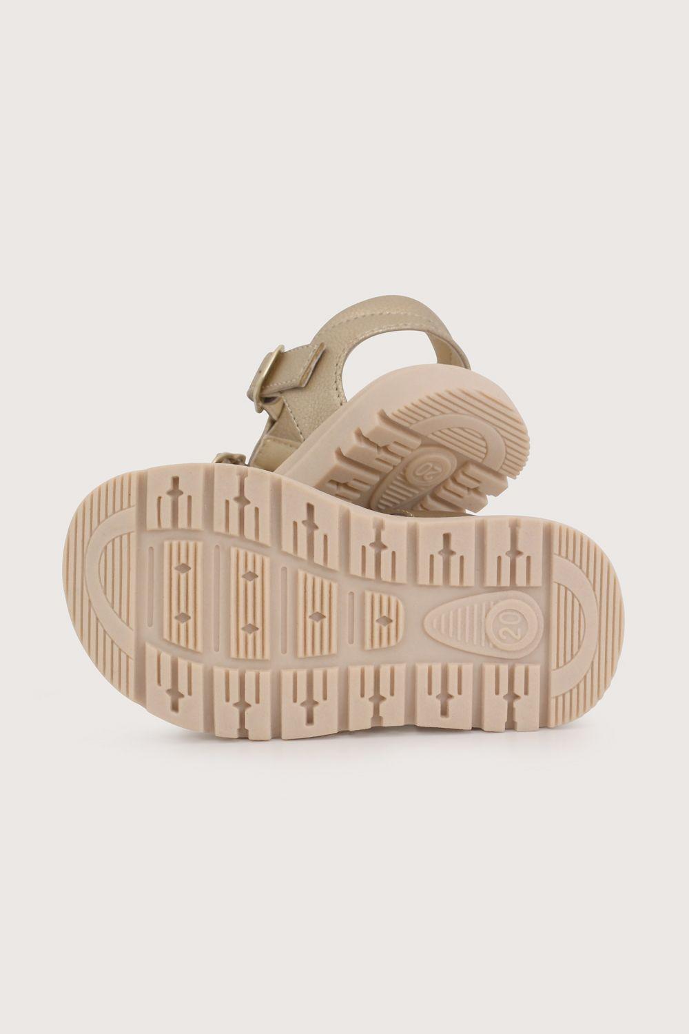 Sandalia dorada de niña-2