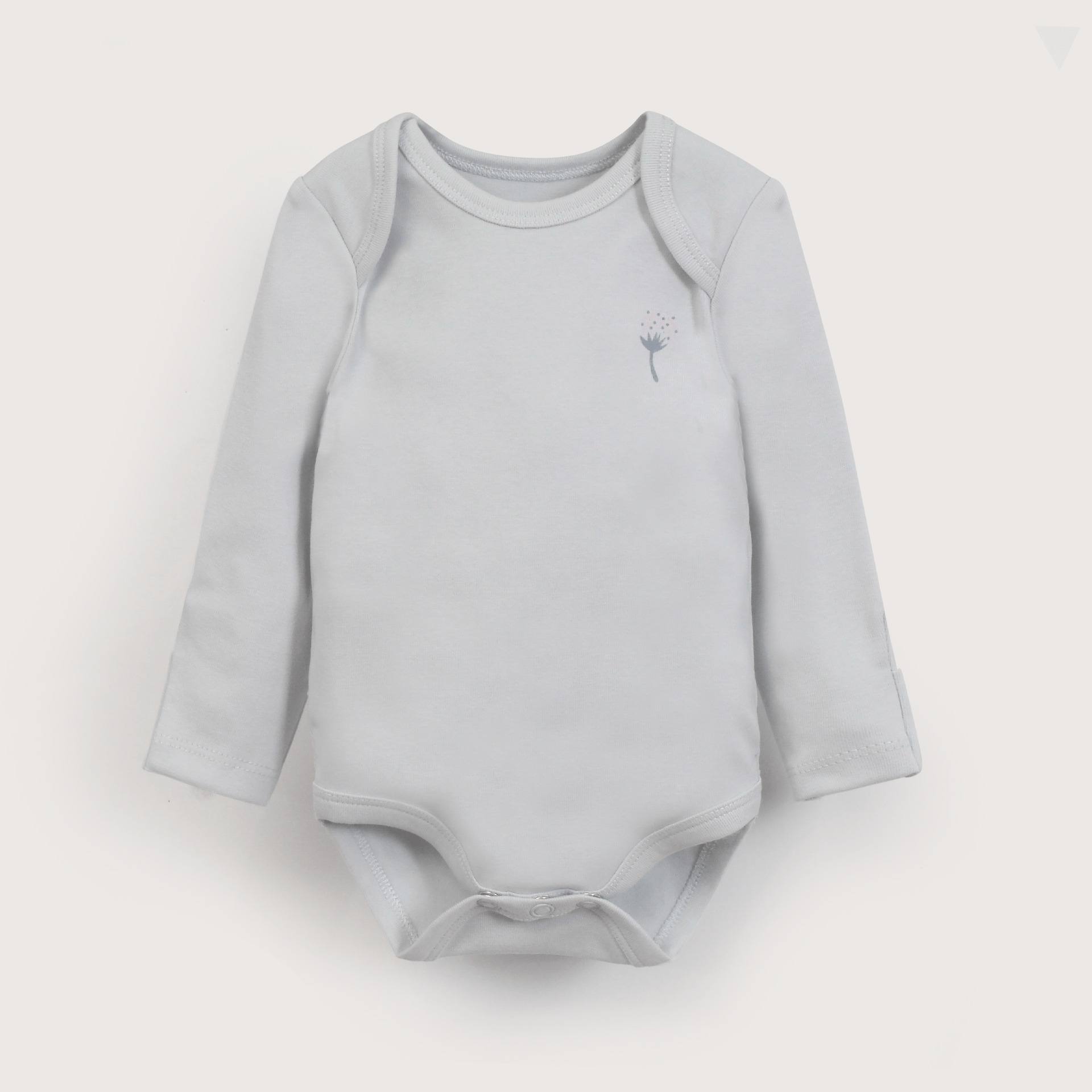 Tripack bodies manga larga flores de bebé niña-3