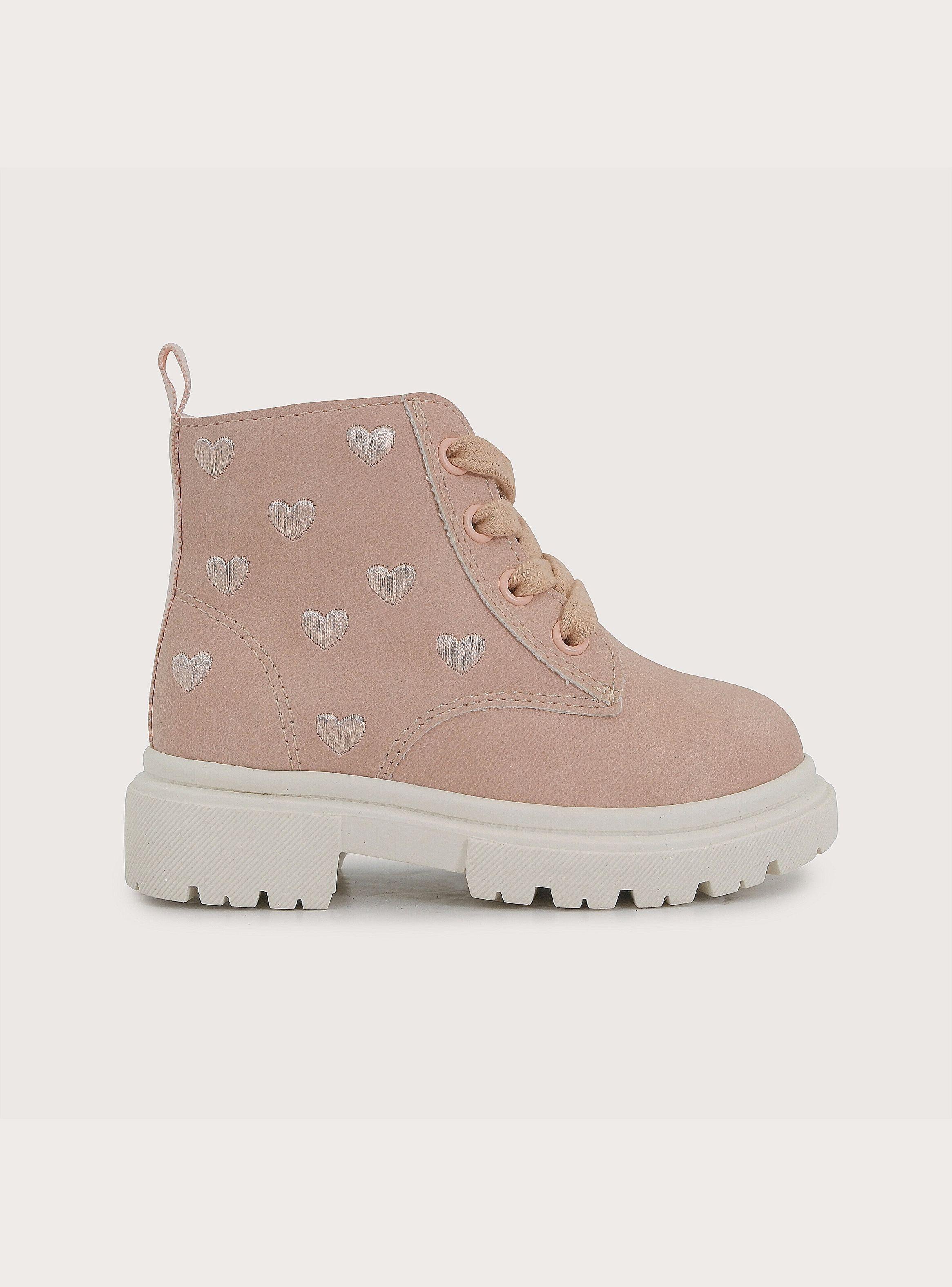 Botin Urbano Casual Rosado Niña-1