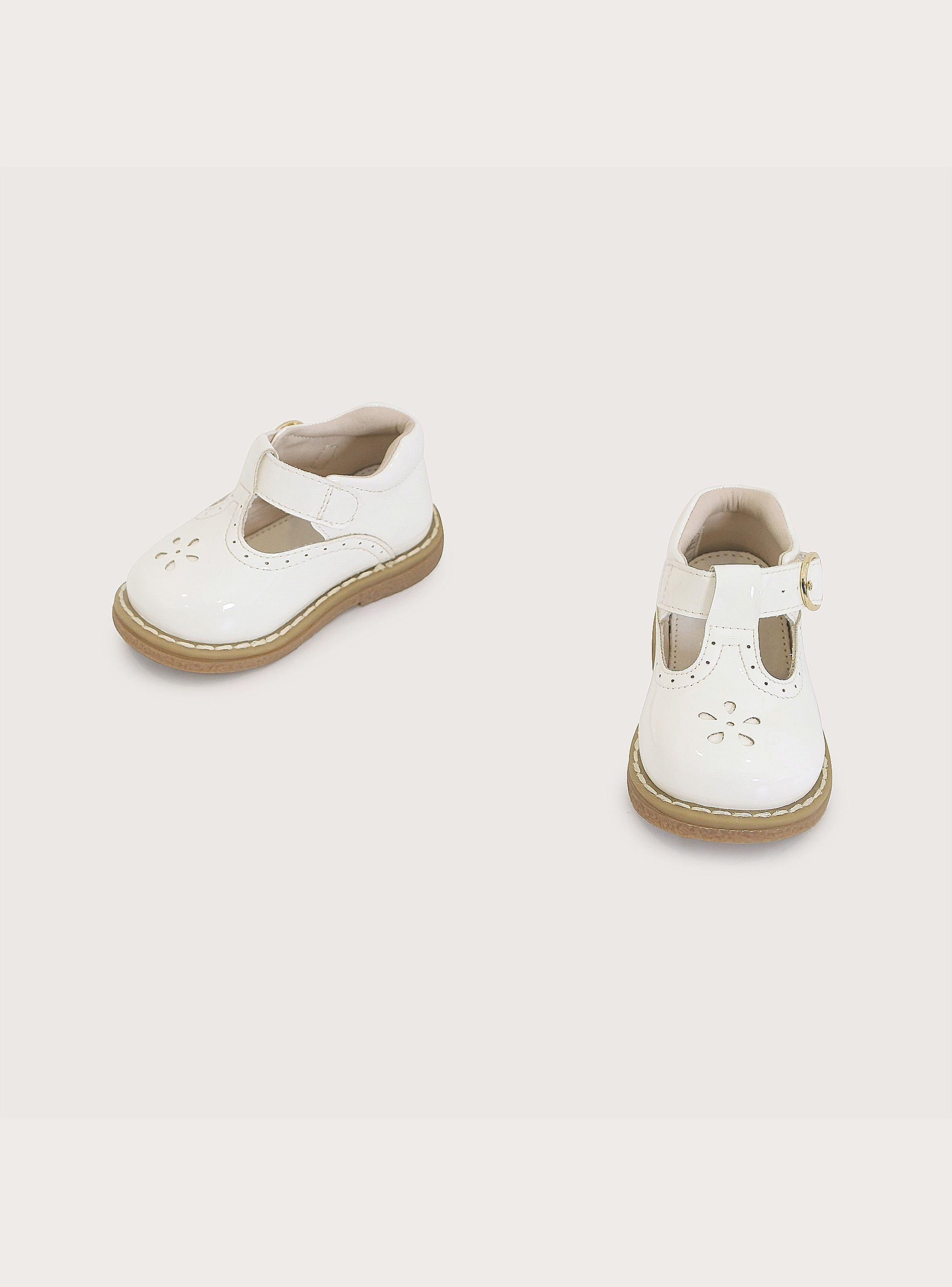 Zapato Reina Ceremonia Blanca Niña-3