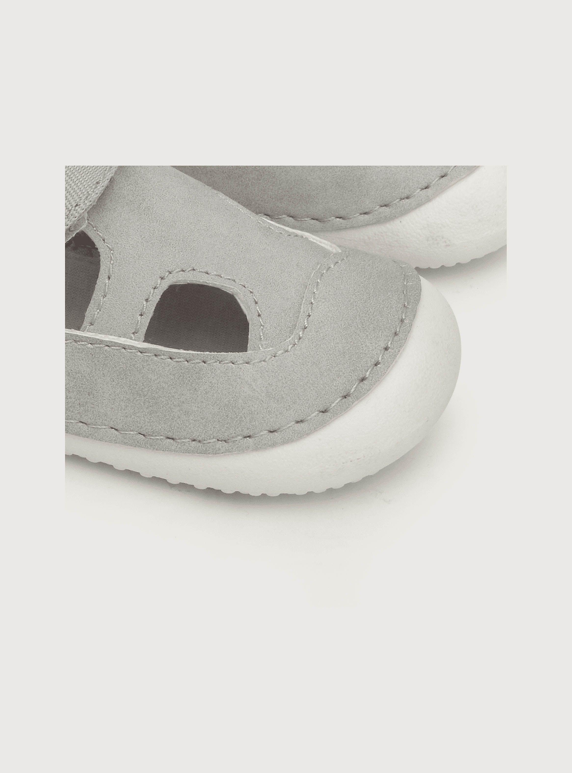 Sandalia De Niño Velcro Gris (17 A 19) Opaline-5