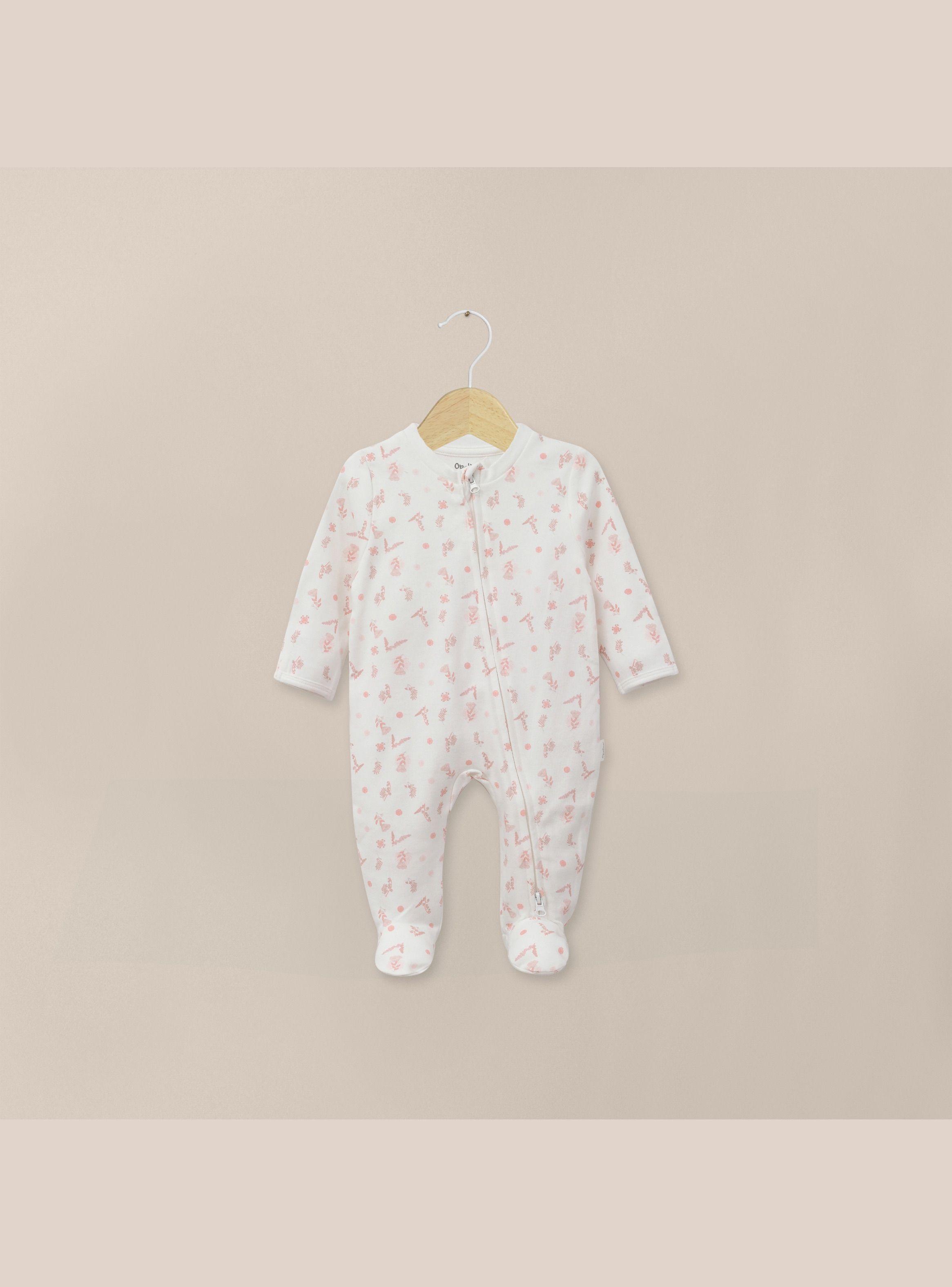 Pijama Blanco Bebé Niña-0