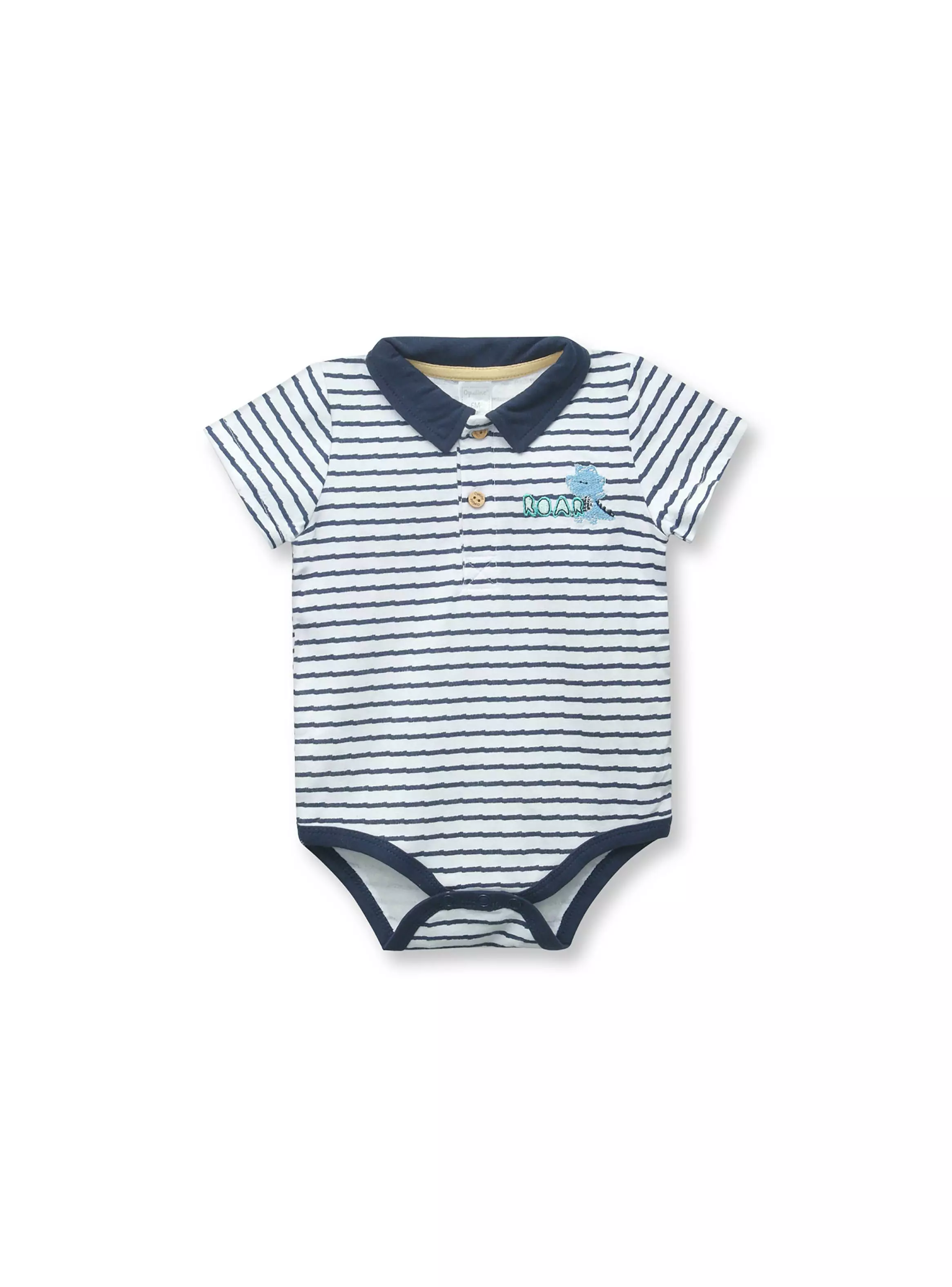 Body Bebé Cuello Azul (Recién Nacido A 9 Meses) Opaline-0