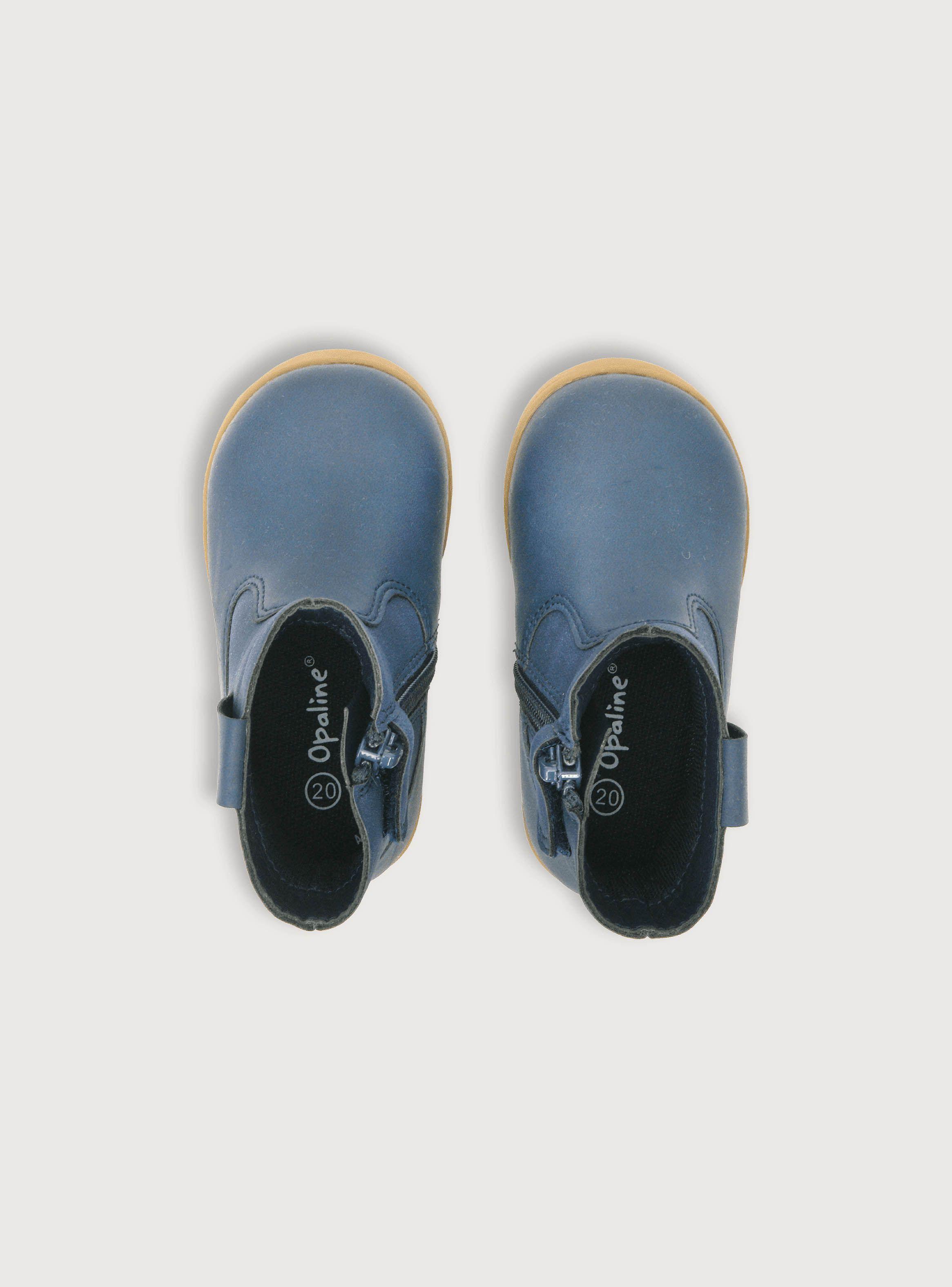 Bootie de niña vaquera brillo con cierre Azul (20 a 29)-3