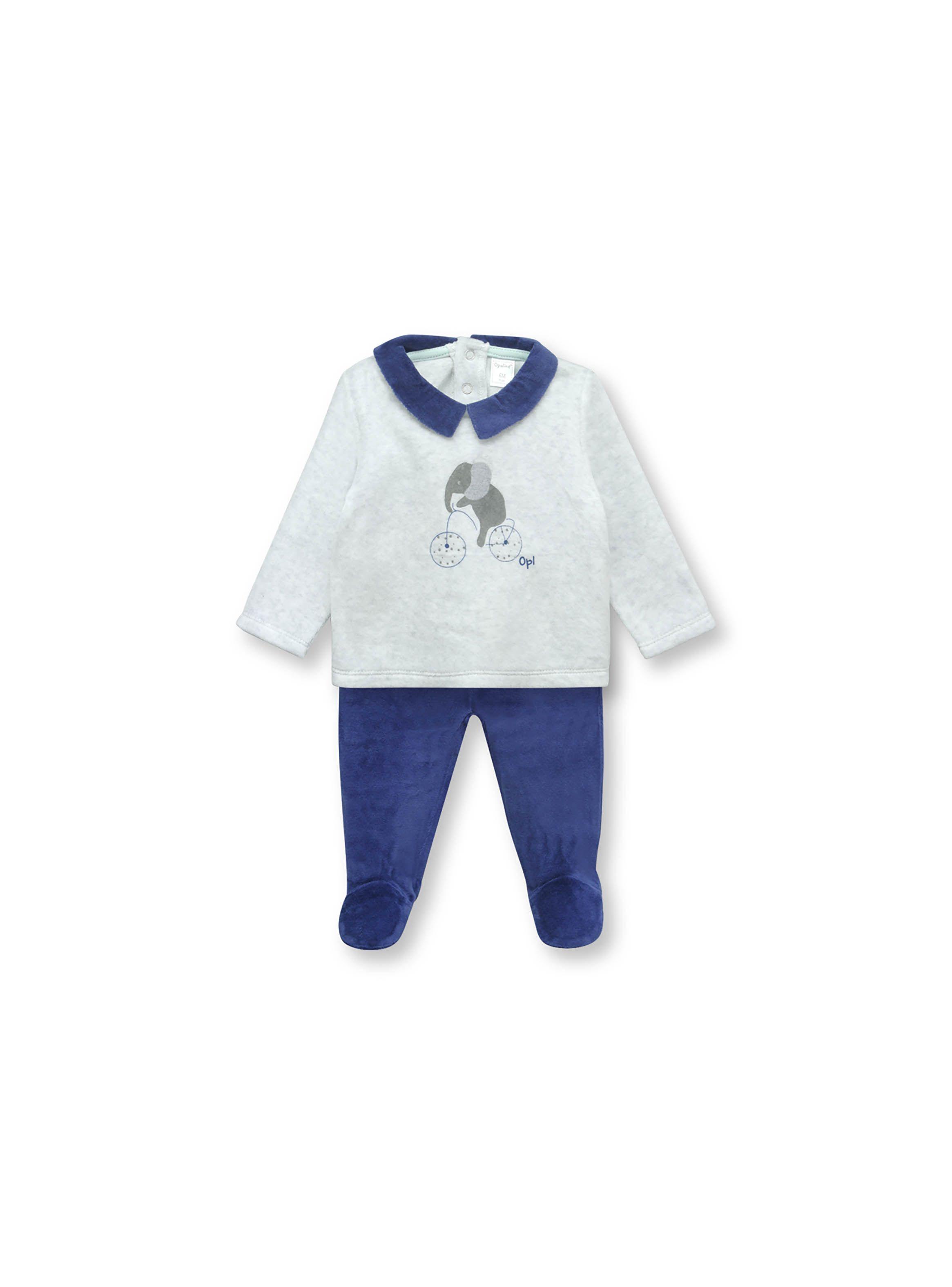 Clemente Niño Azul (Recién Nacido A 9 Meses) Opaline-0