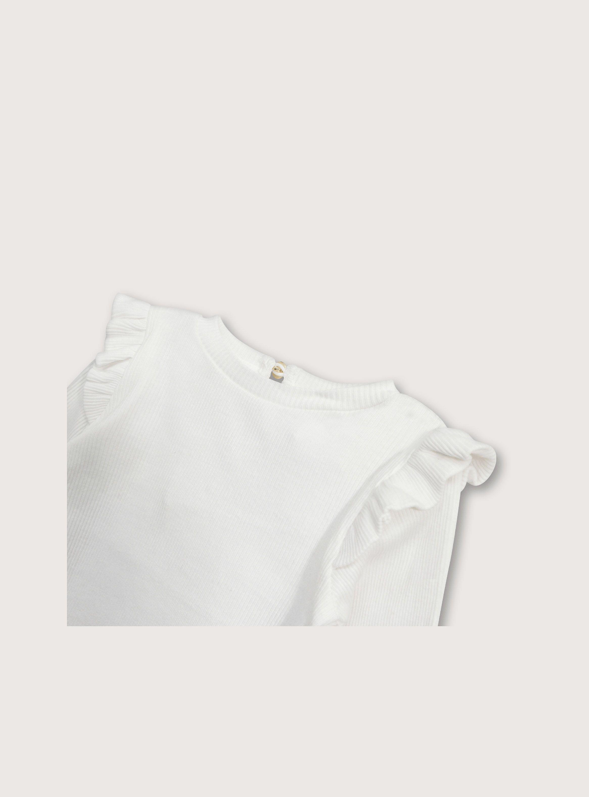 Polera Vuelos Crema de Niña-2