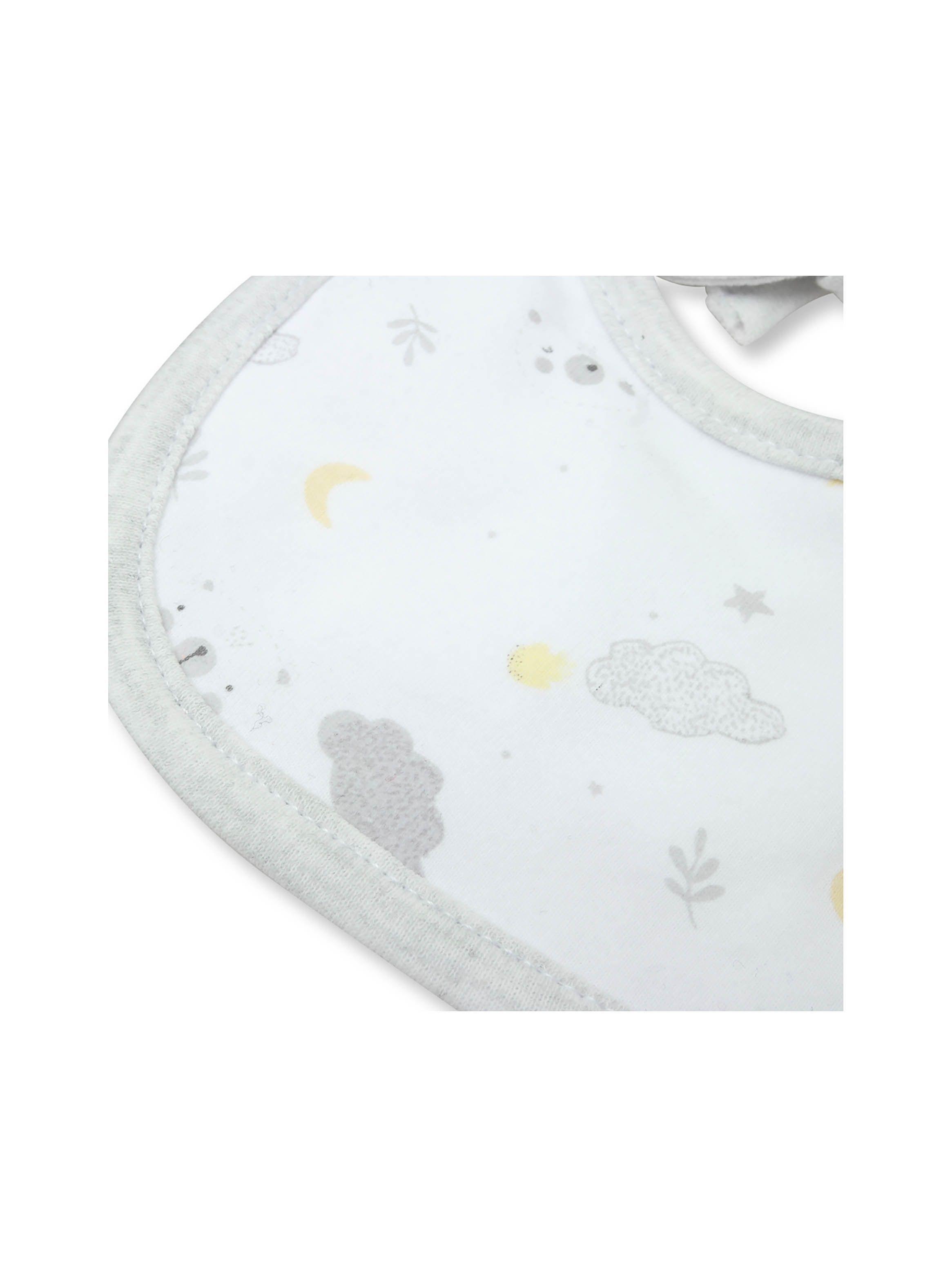 Babero De Bebé Beros Unisex Blanco Tu-2