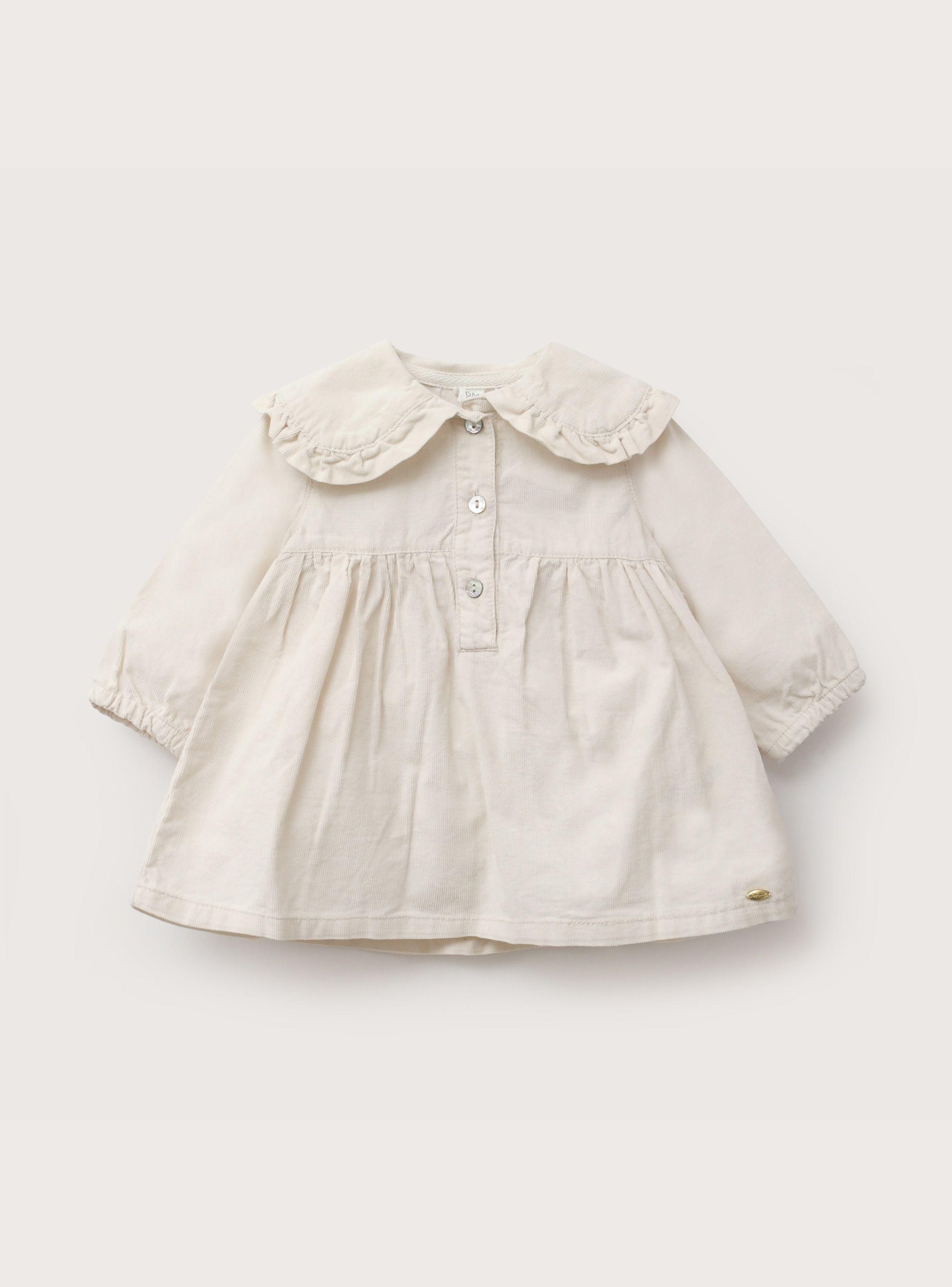 Vestido Cotele Blanco Infant Niña-1