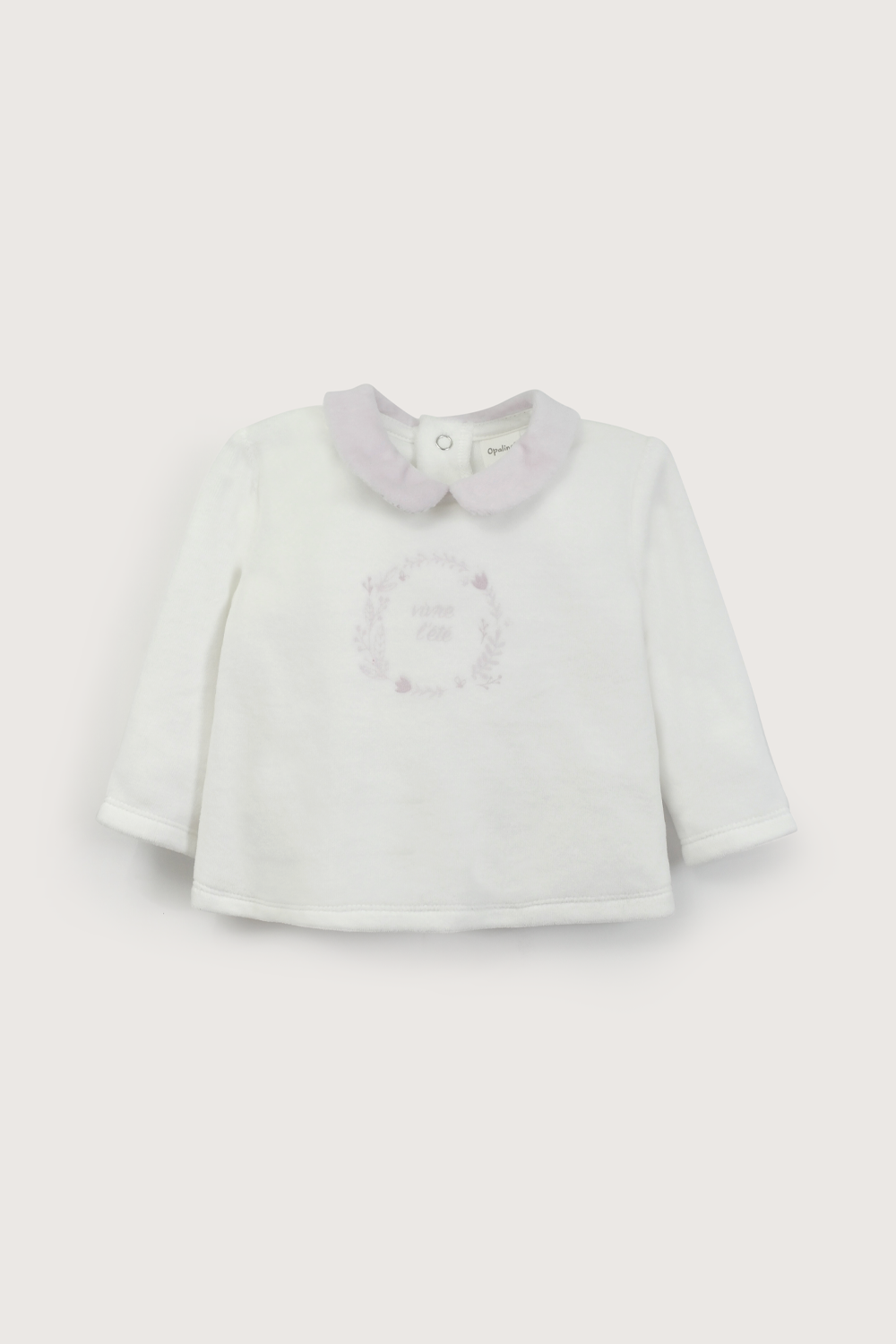 Conjunto plush lila de bebé niña-2