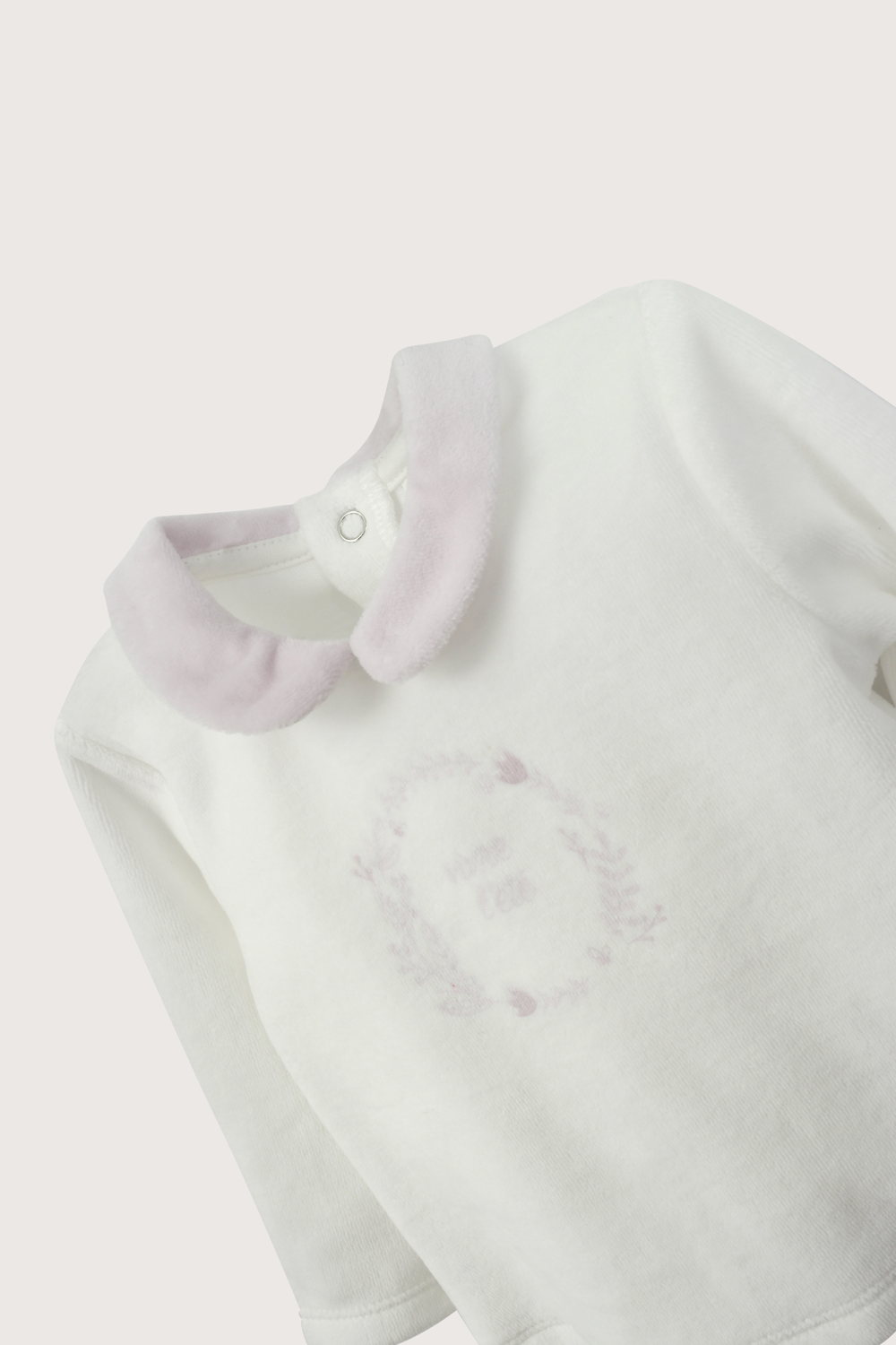 Conjunto plush lila de bebé niña-4