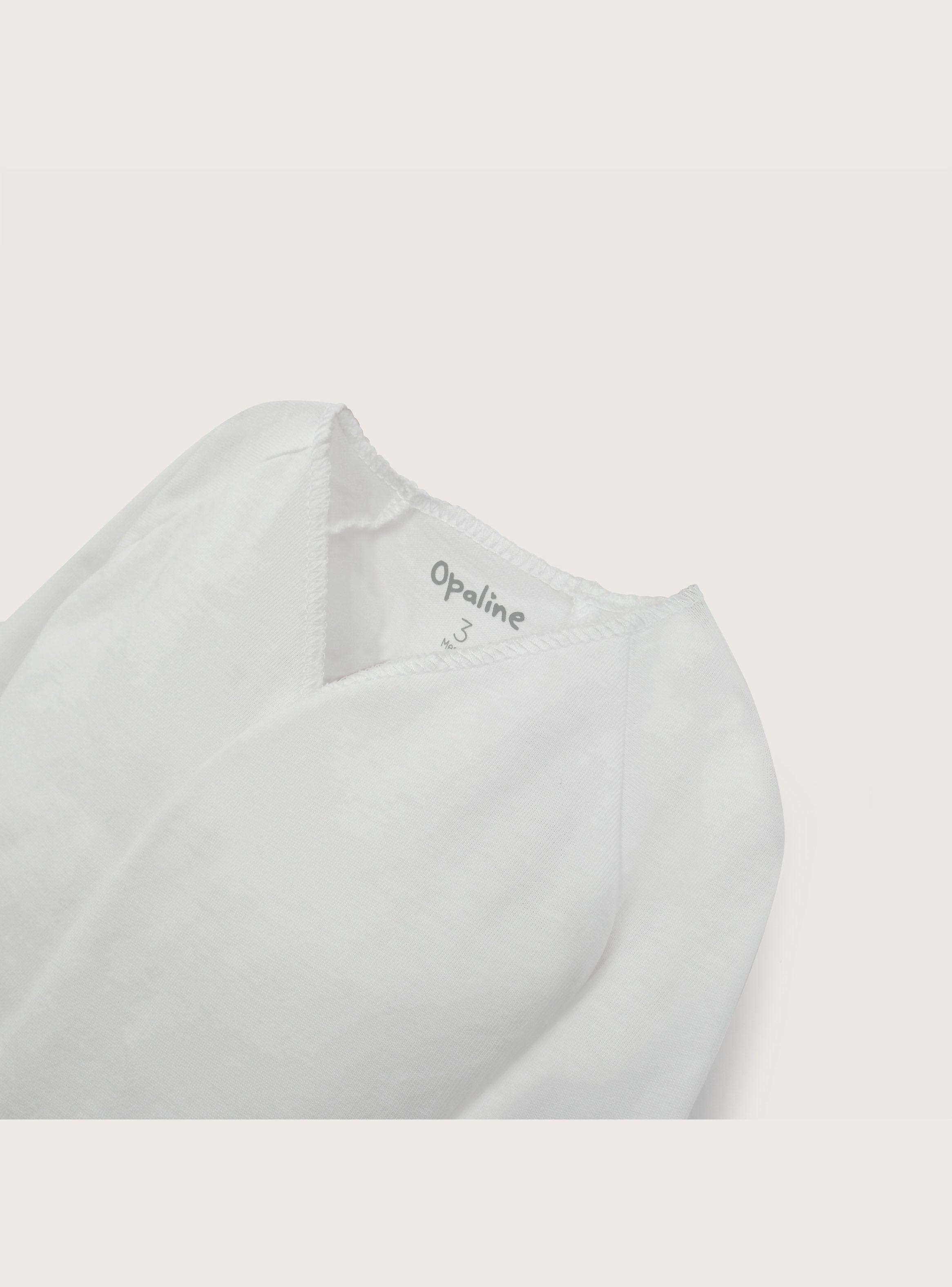 Camiseta Guante Blanco Ajuar  Bebé Unisex-2