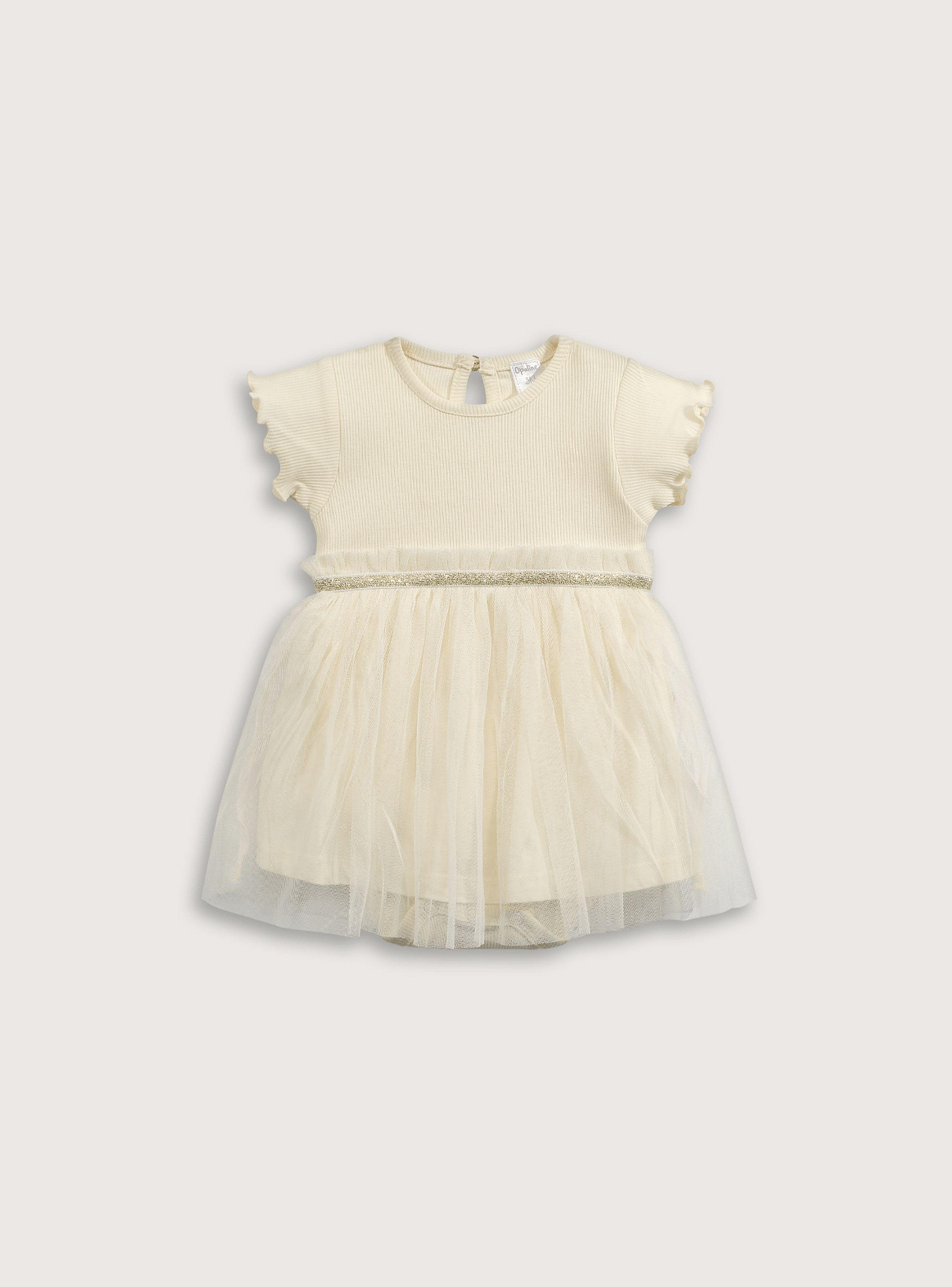 Vestido Niña Blanco 39626 Opaline-0