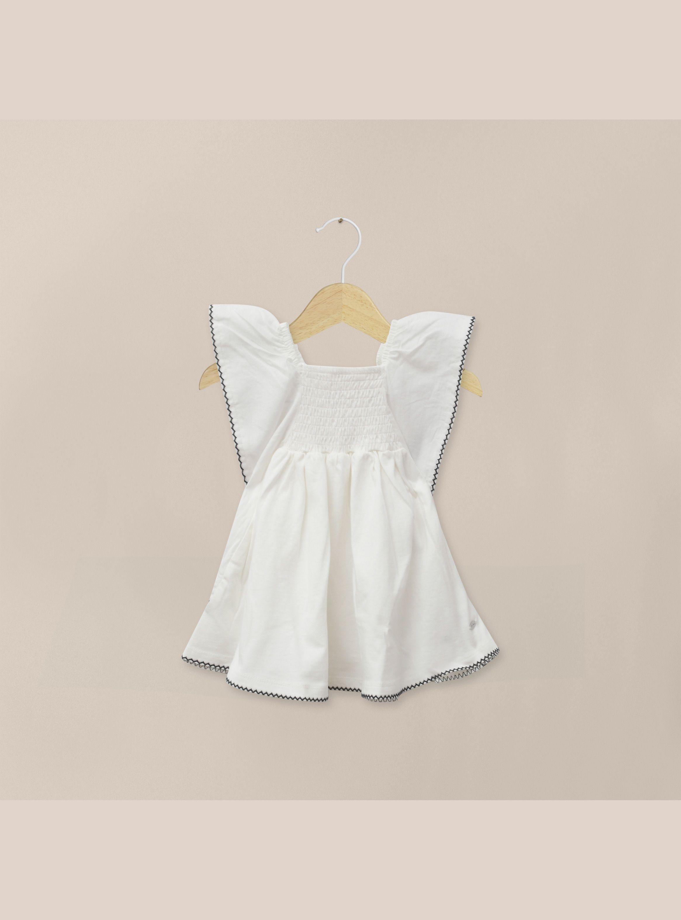 Vestido Panal Blanco Infant Niña-0