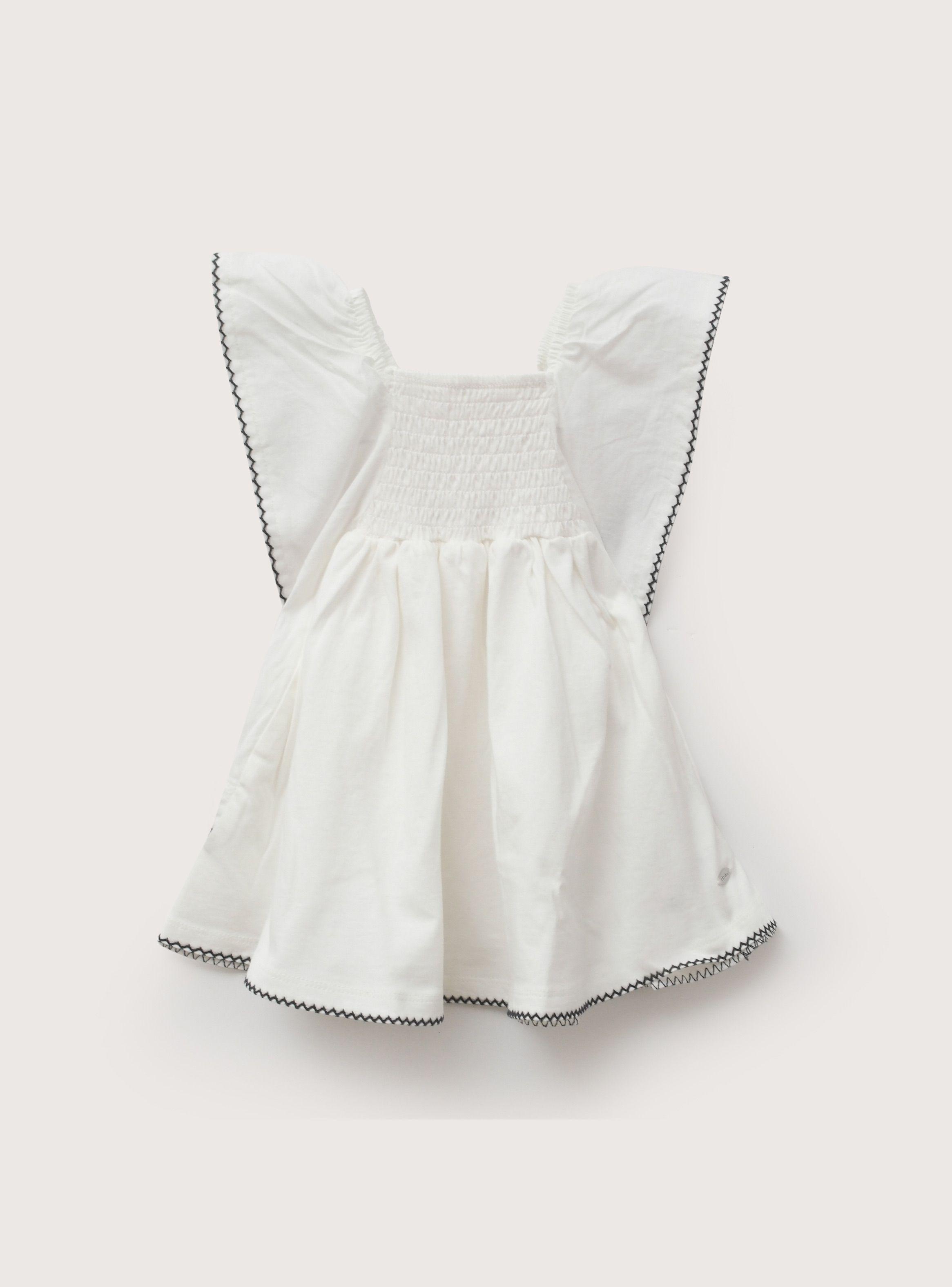 Vestido Panal Blanco Infant Niña-1