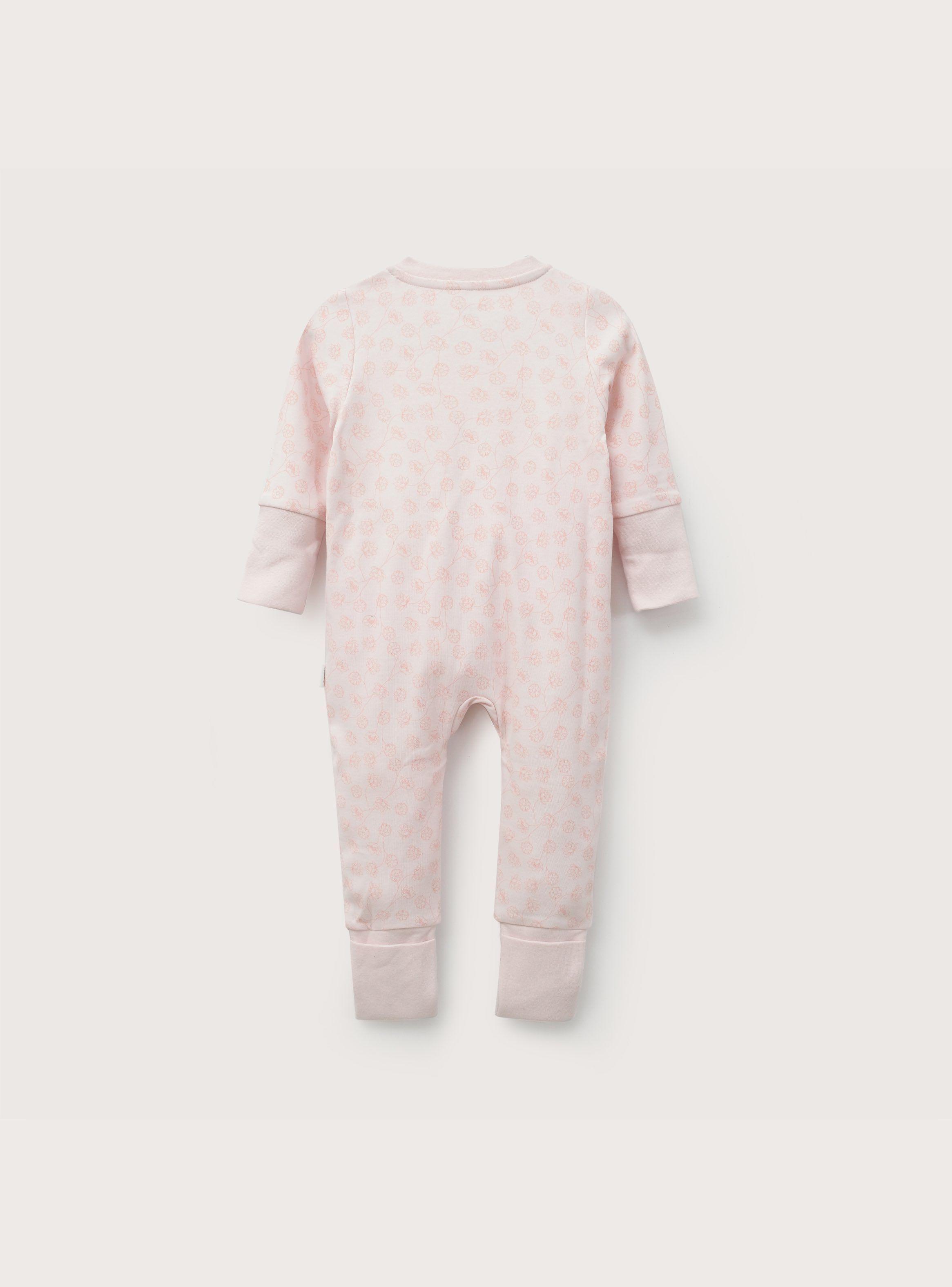 Pijama Rosado Diseño Flor Infant Niña-1